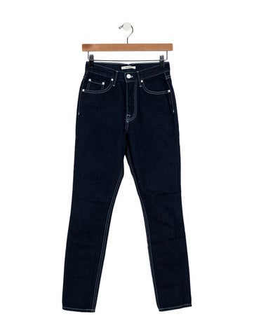 Grlfrnd Jeans Mid-Rise Skinny Leg XS