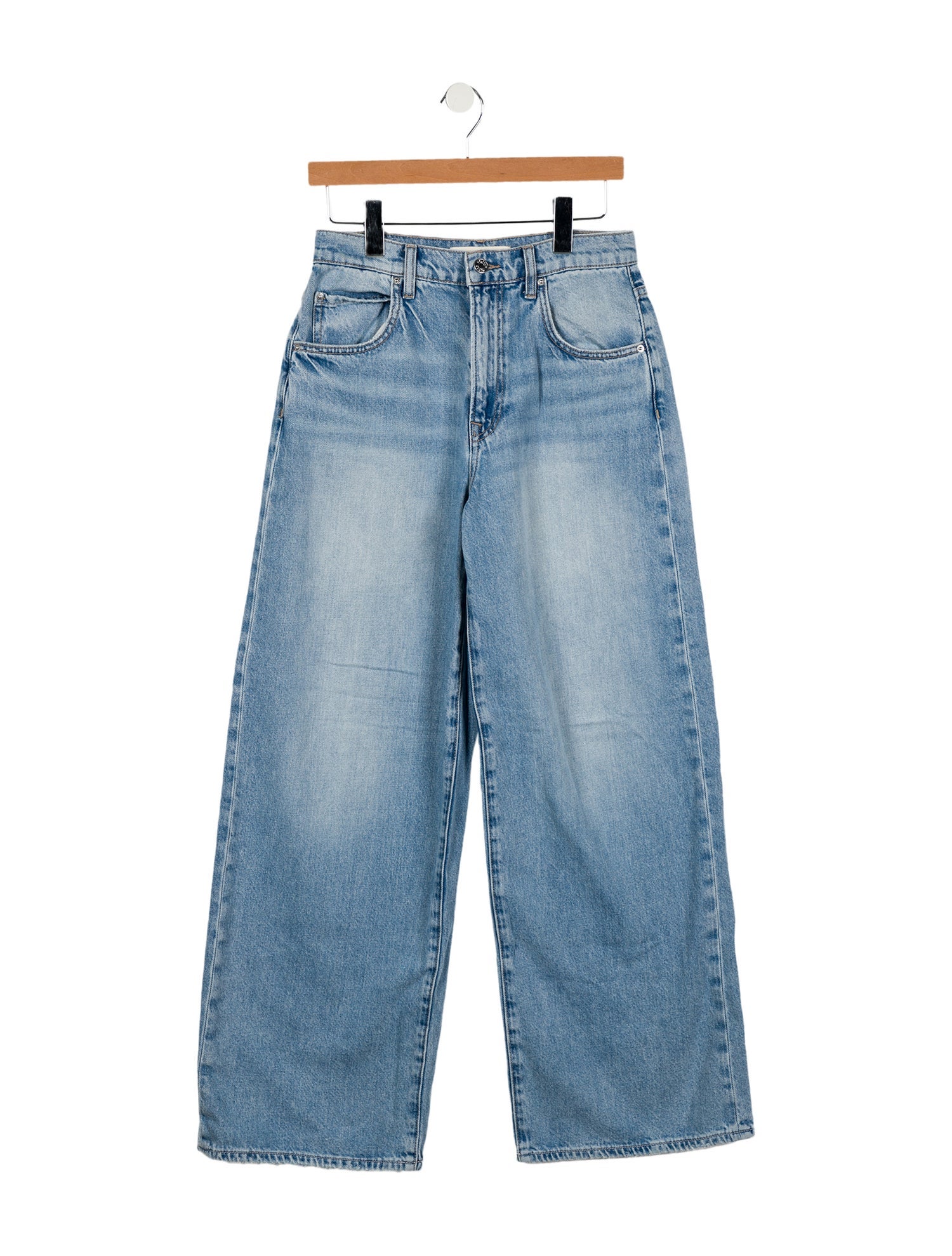 GRLFRND High-Rise Wide Leg Jeans