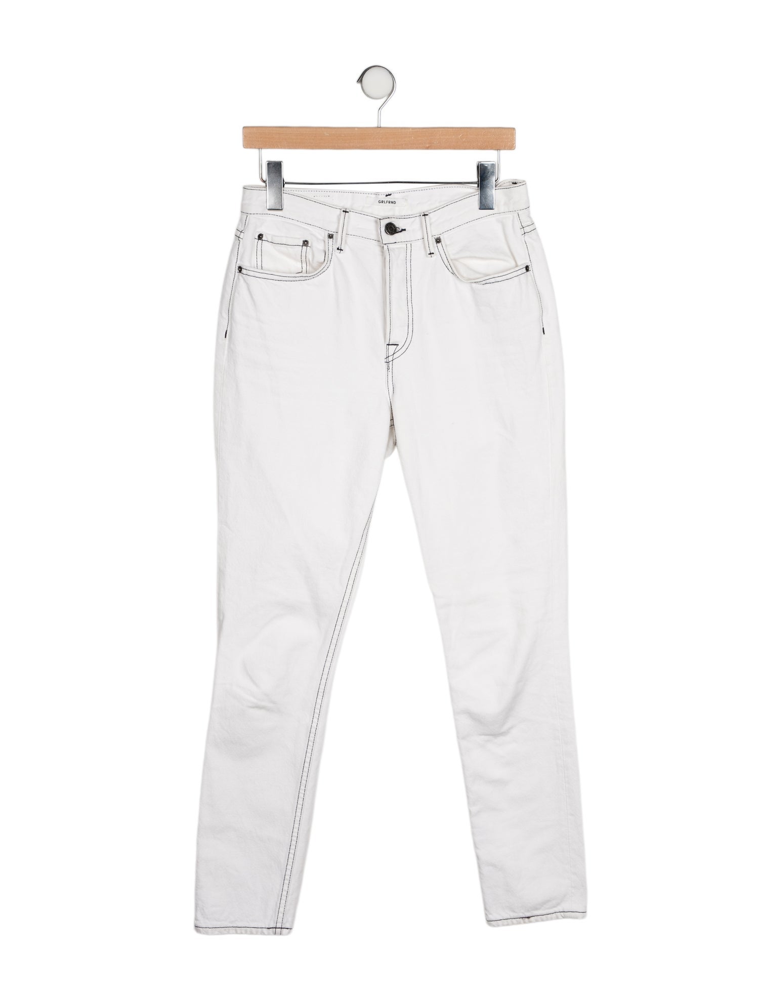 GRLFRND Mid-Rise Skinny Leg Jeans