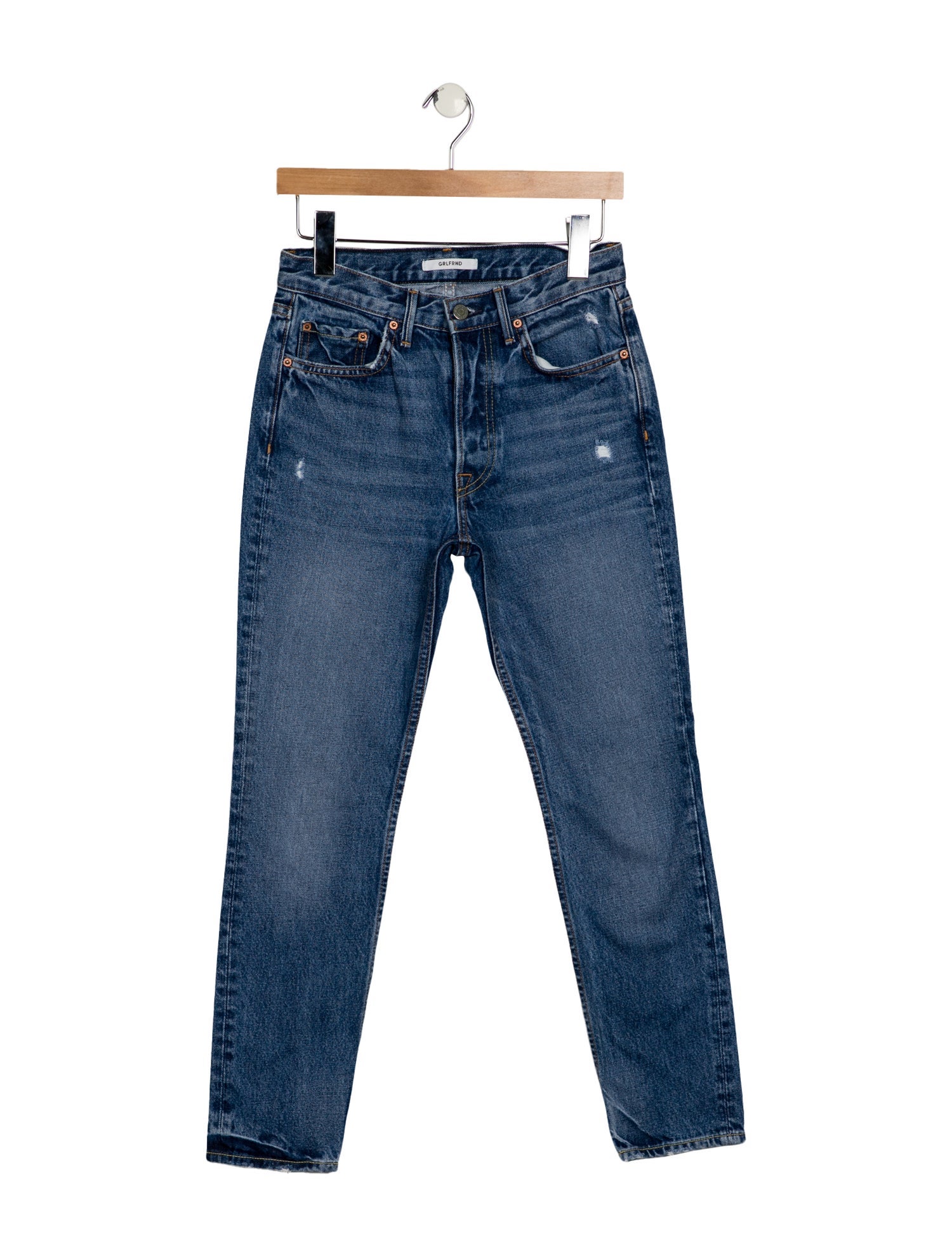 GRLFRND Mid-Rise Skinny Leg Jeans