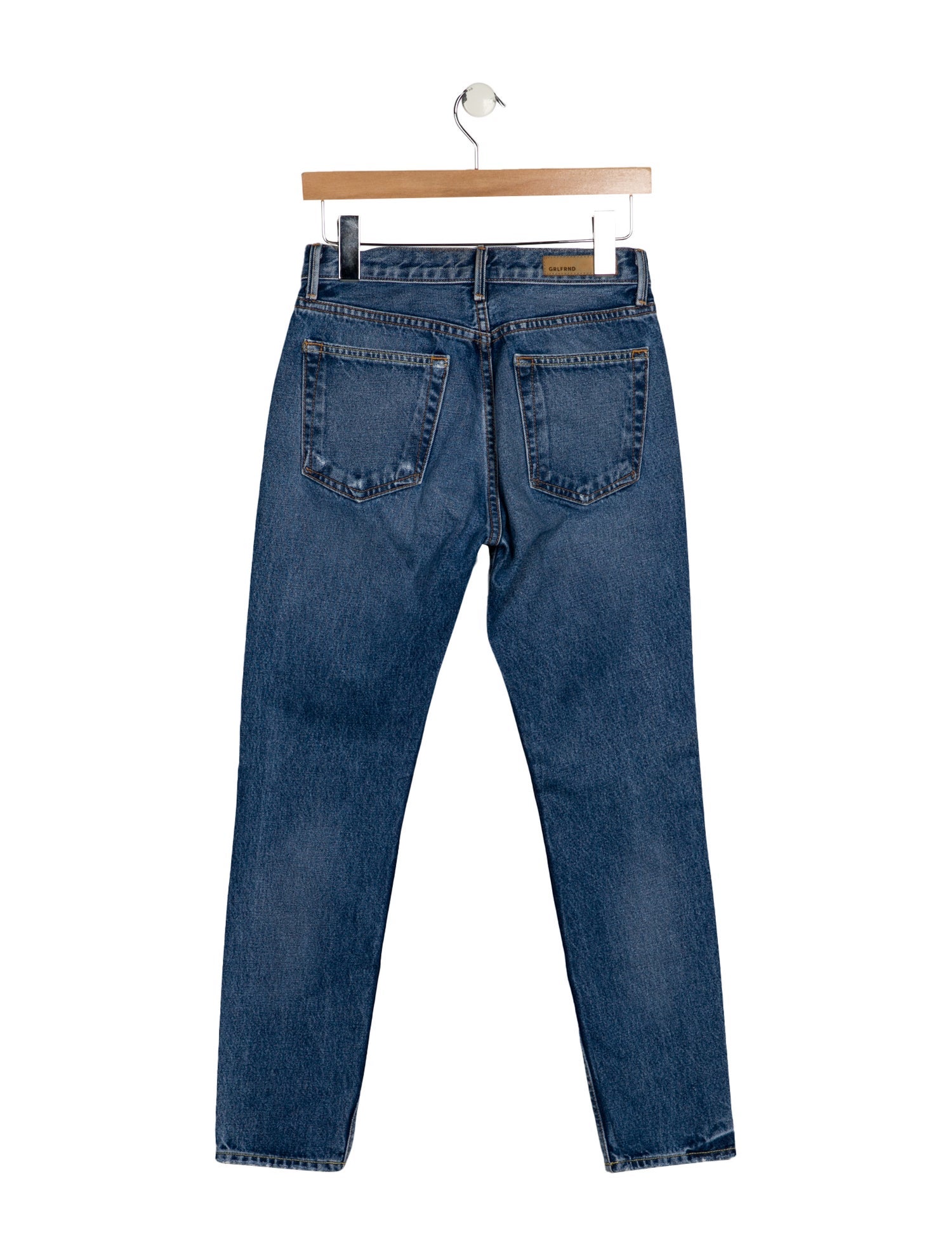 GRLFRND Mid-Rise Skinny Leg Jeans