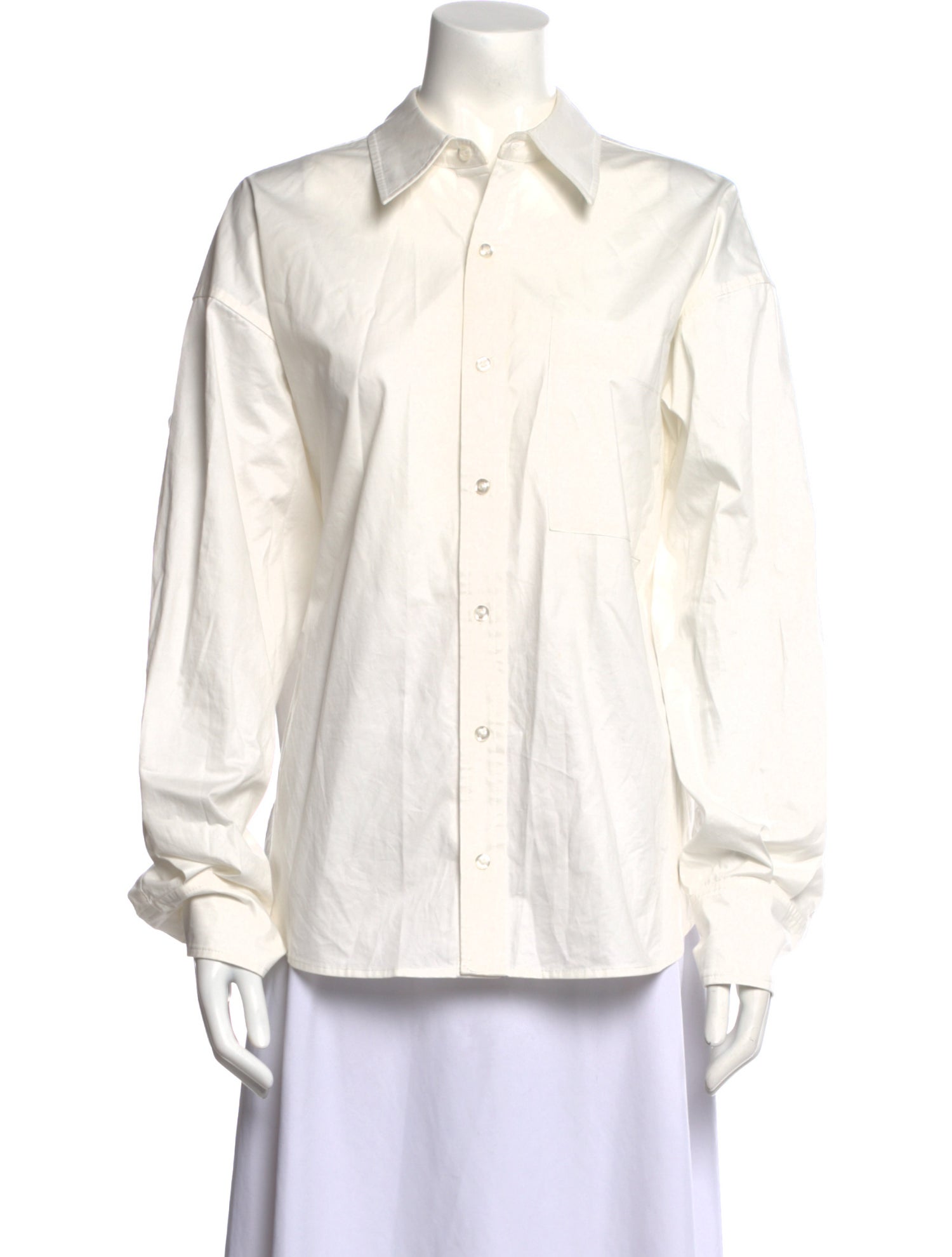 GRLFRND Long Sleeve Button-Up Top