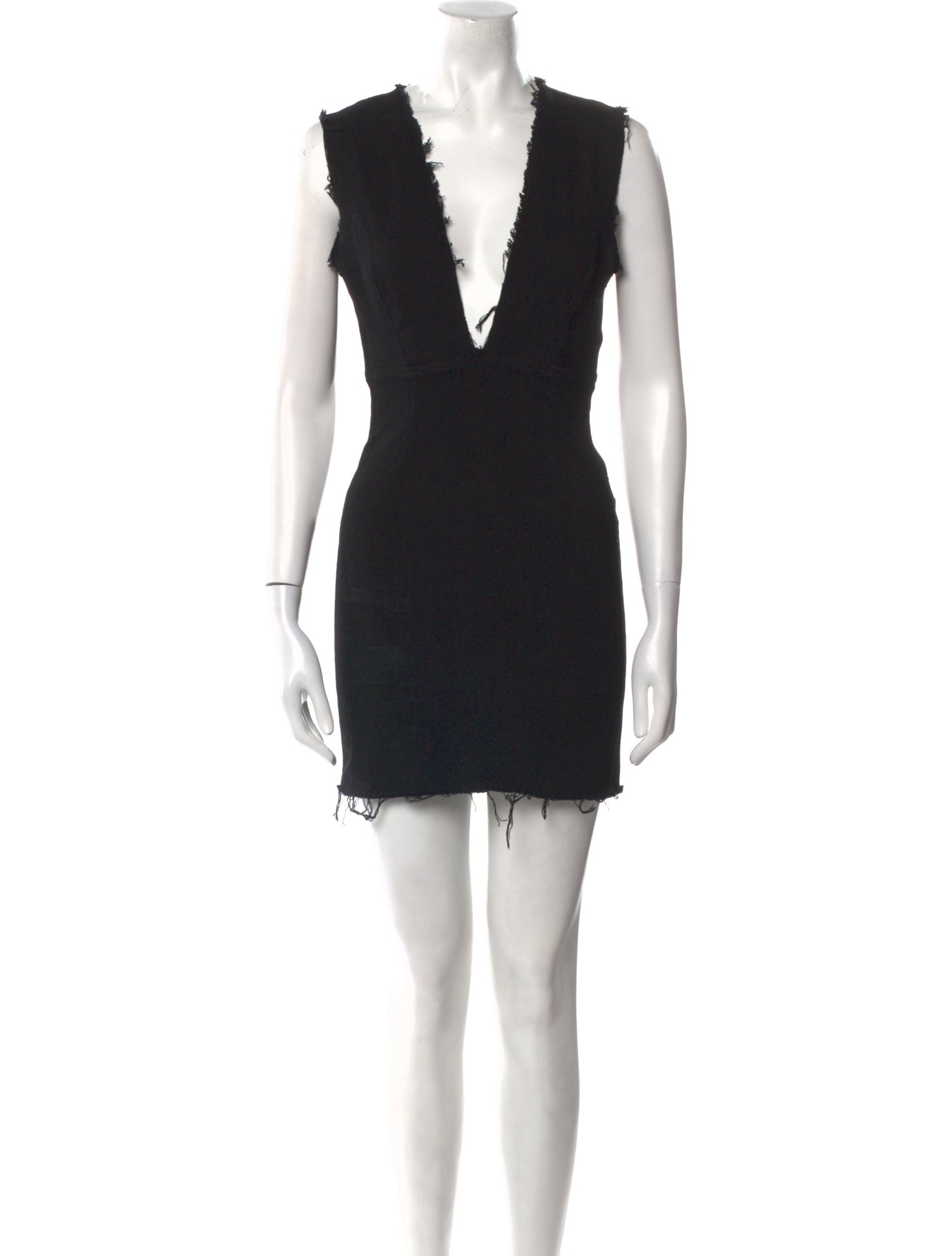 GRLFRND V-Neck Mini Dress