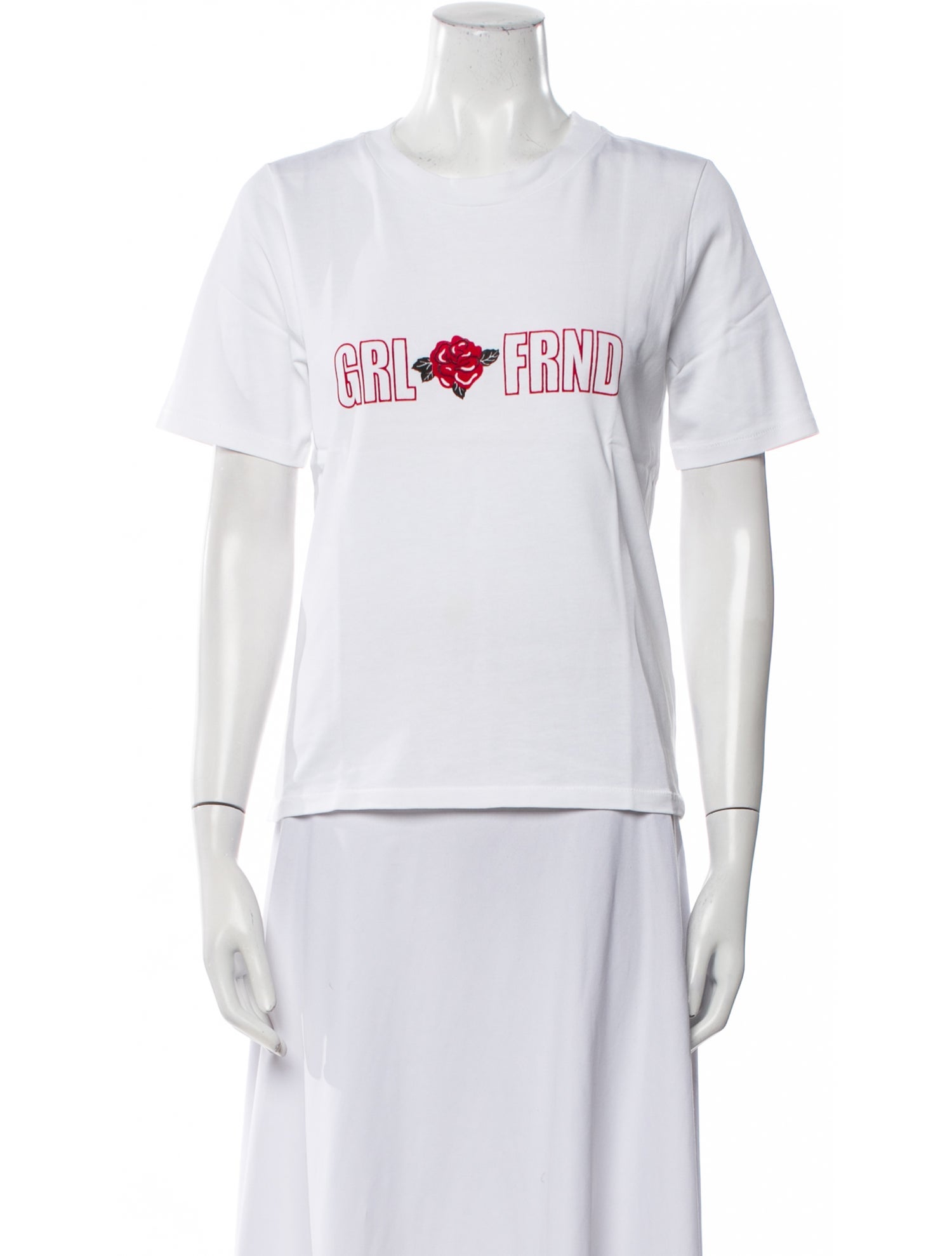 GRLFRND Graphic Print Crew Neck T-Shirt