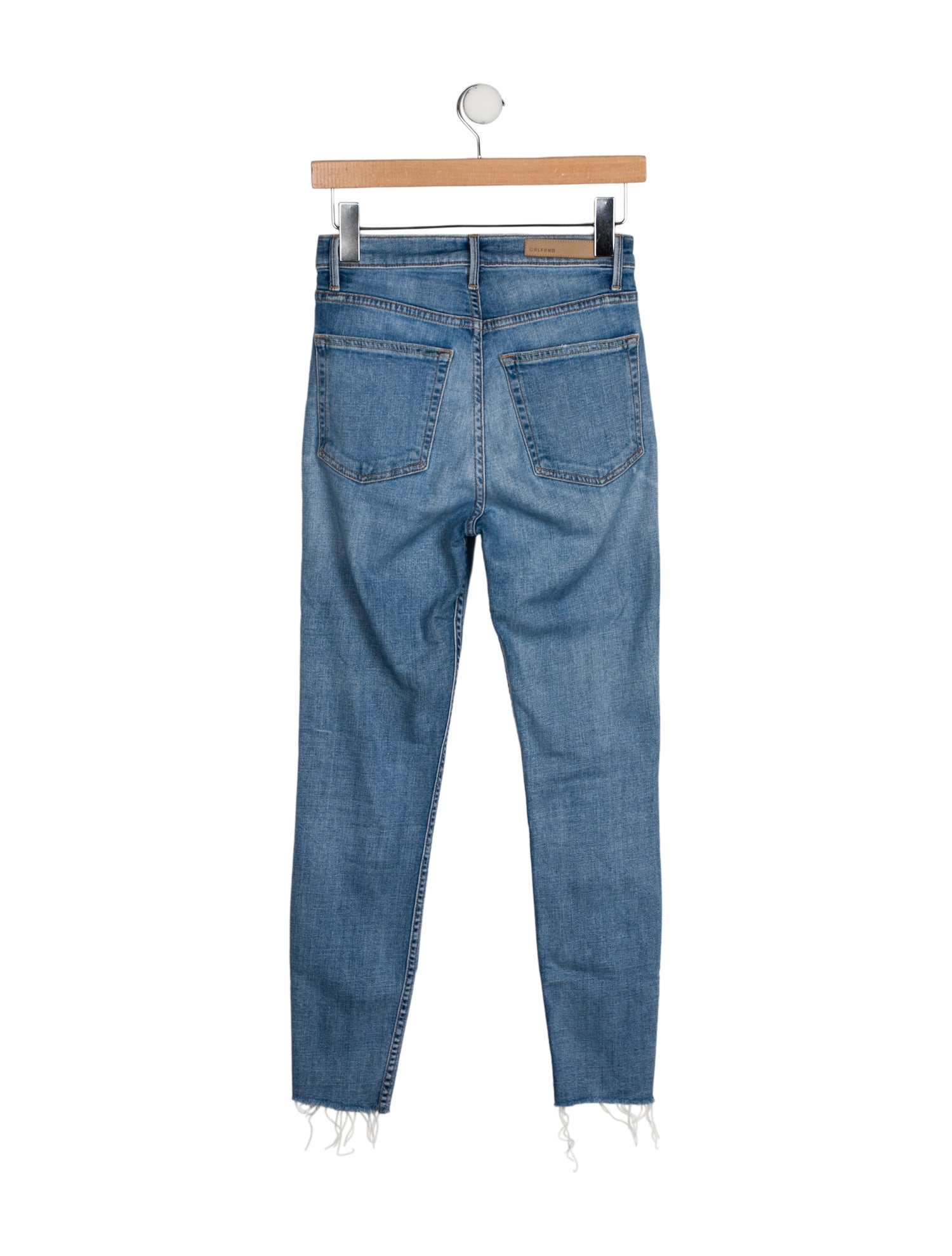 GRLFRND Mid-Rise Skinny Leg Jeans