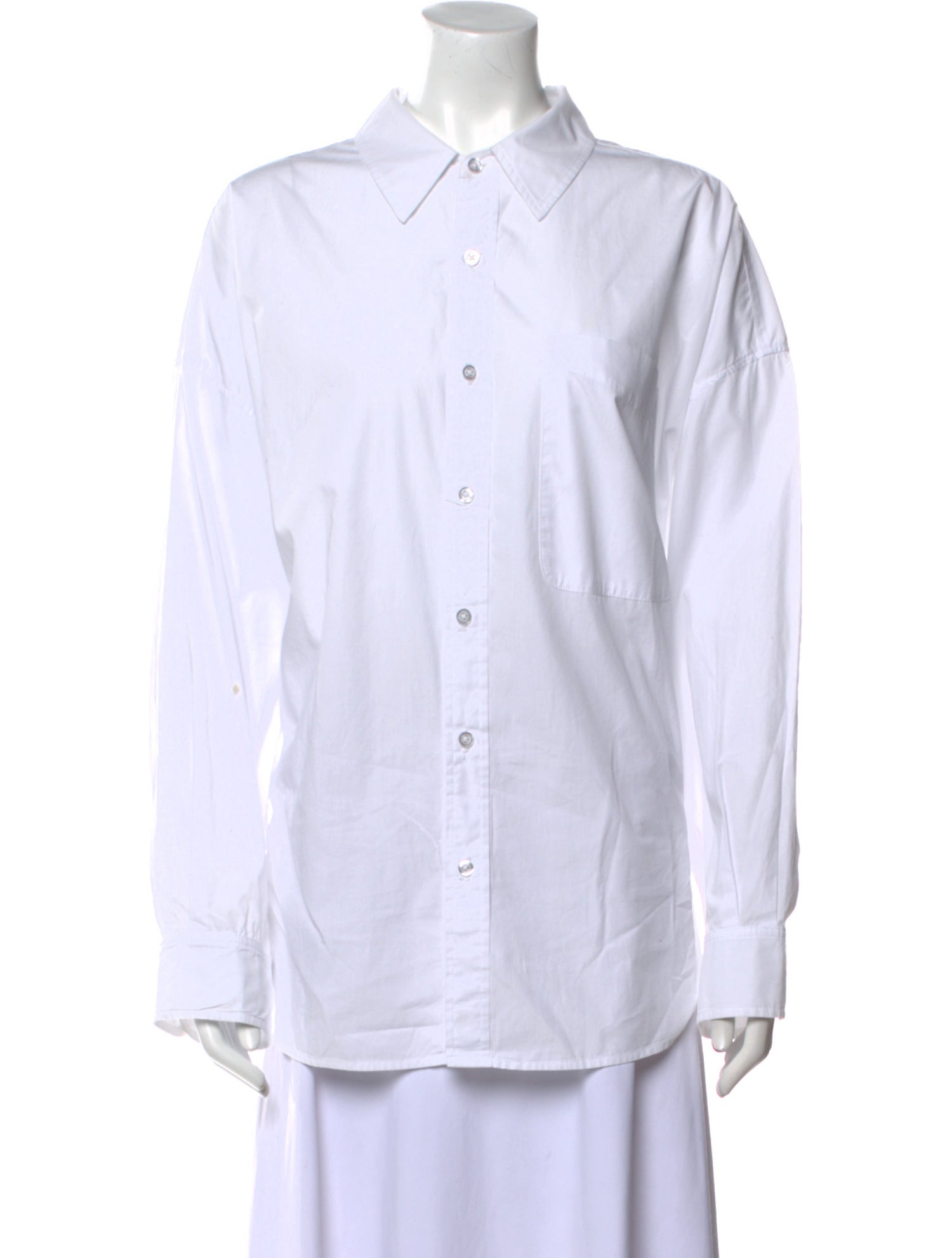 GRLFRND Long Sleeve Button-Up Top