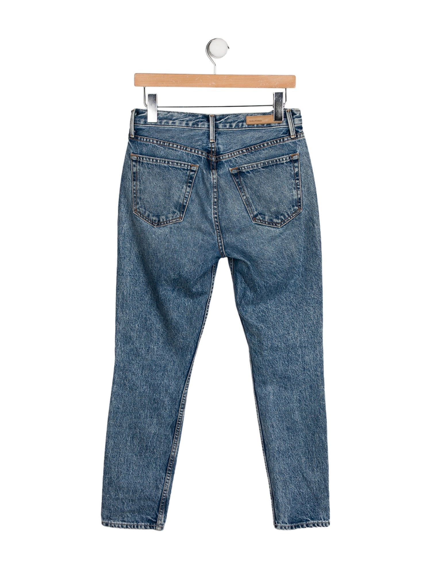 GRLFRND Mid-Rise Skinny Leg Jeans