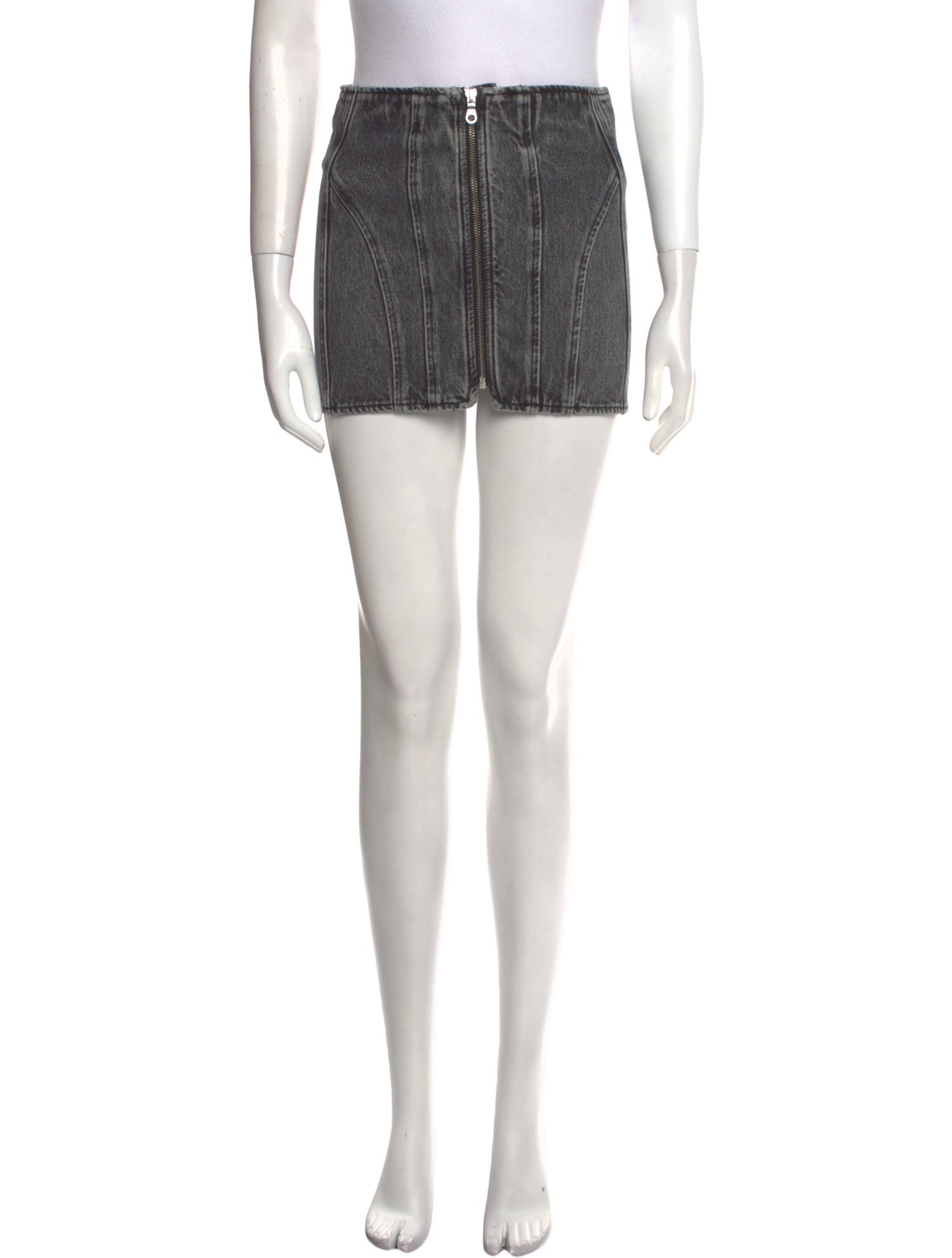 GRLFRND Distressed Accents Mini Skirt