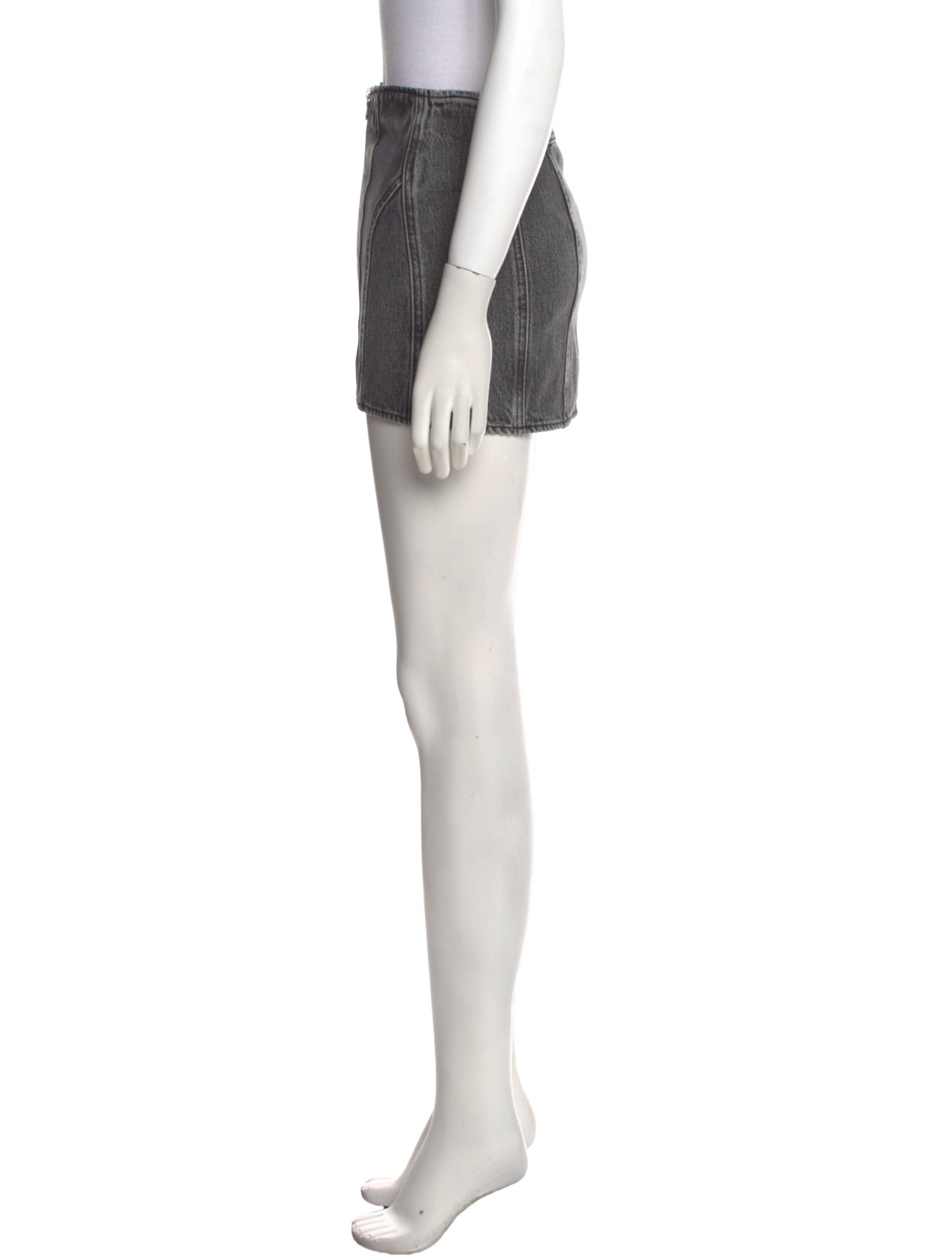 GRLFRND Distressed Accents Mini Skirt