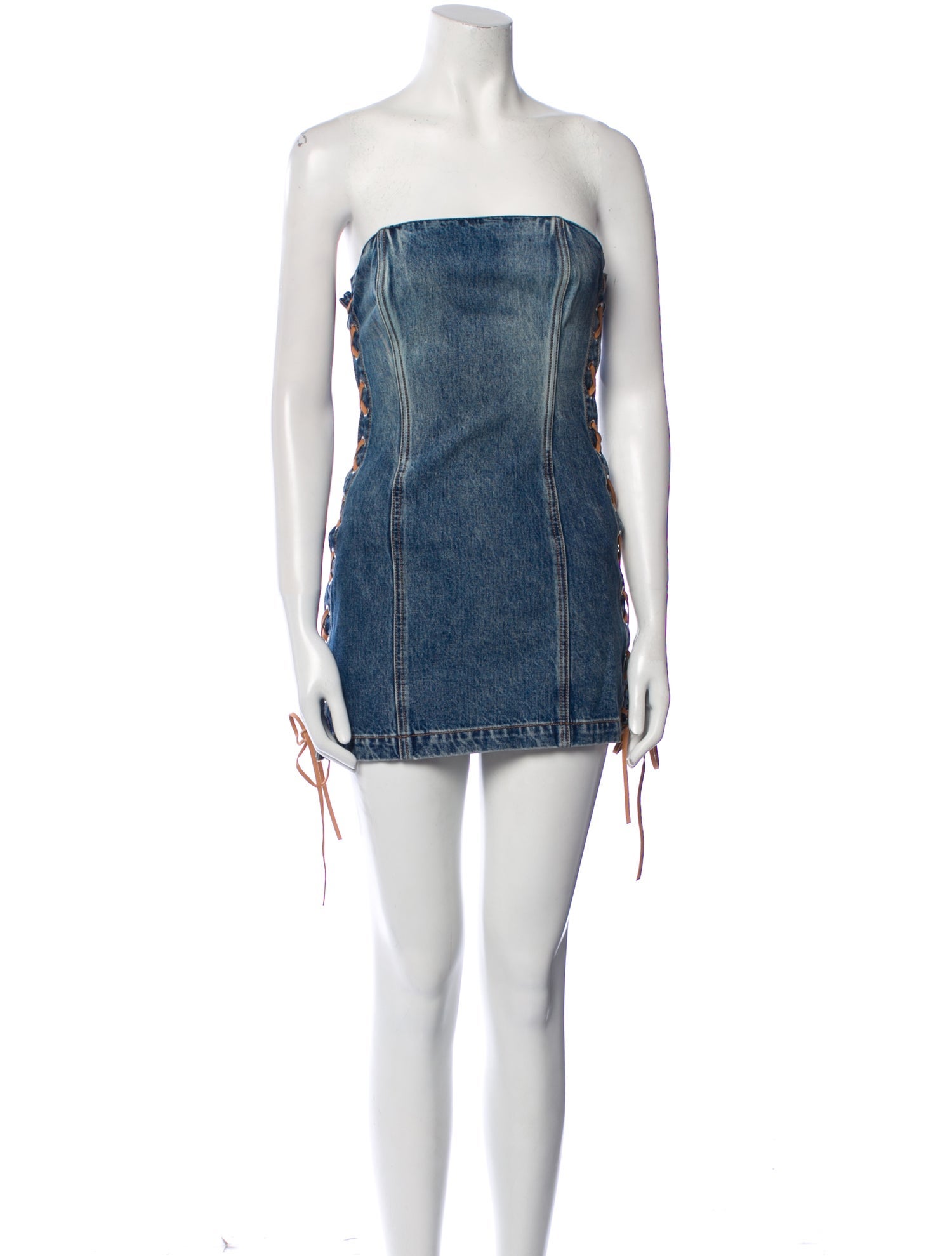 GRLFRND Strapless Mini Dress