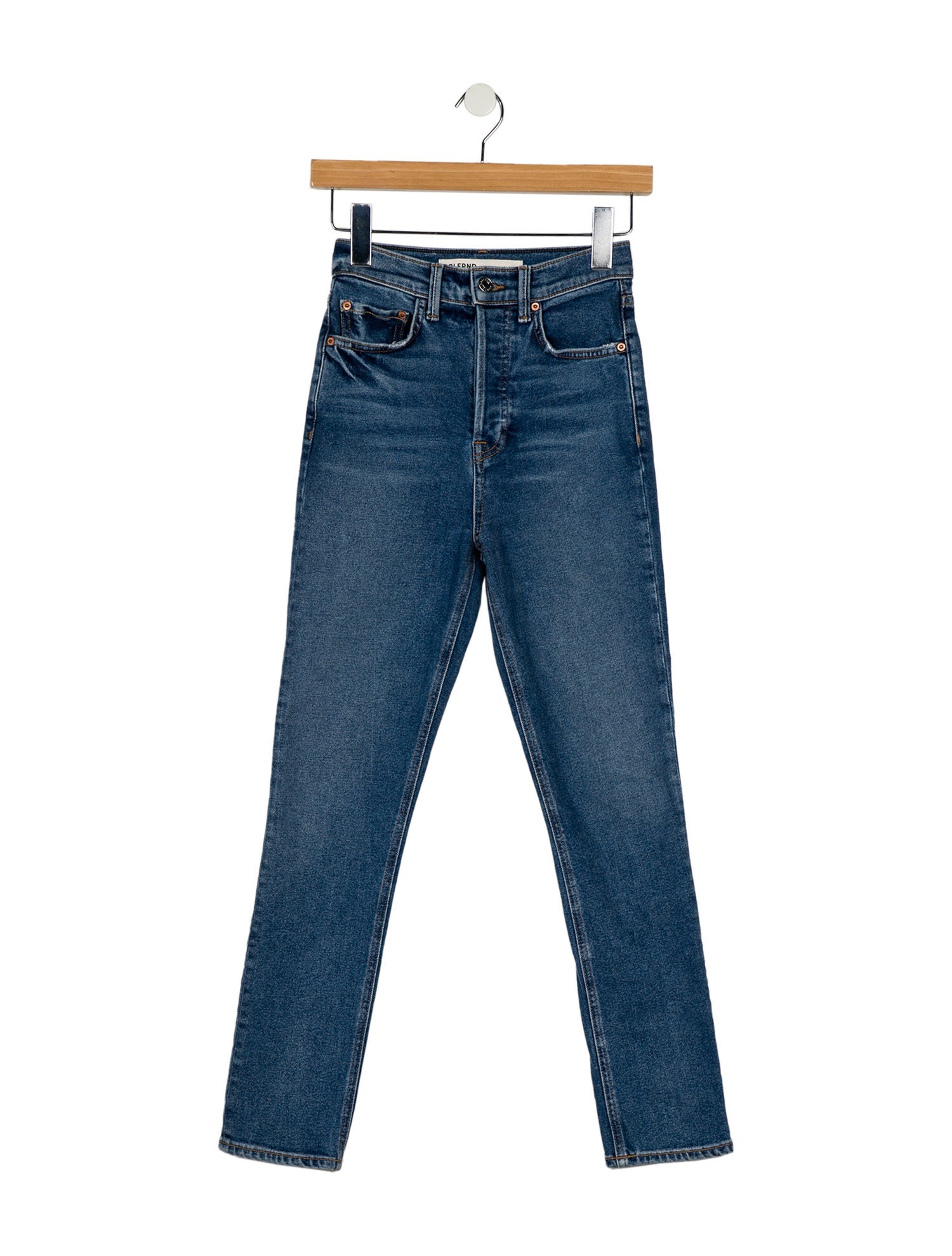 GRLFRND High-Rise Skinny Leg Jeans
