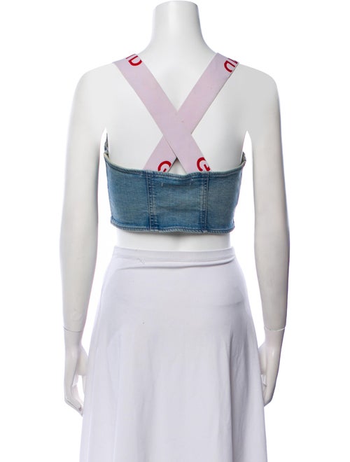 GRLFRND V-Neck Sleeveless Crop Top