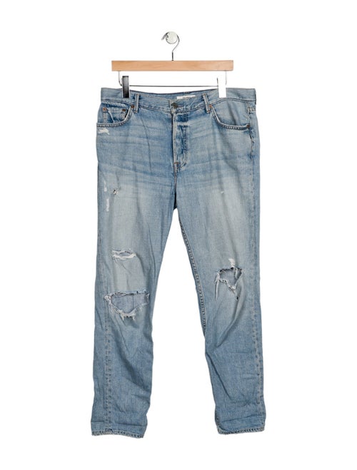 GRLFRND High-Rise Straight Leg Jeans