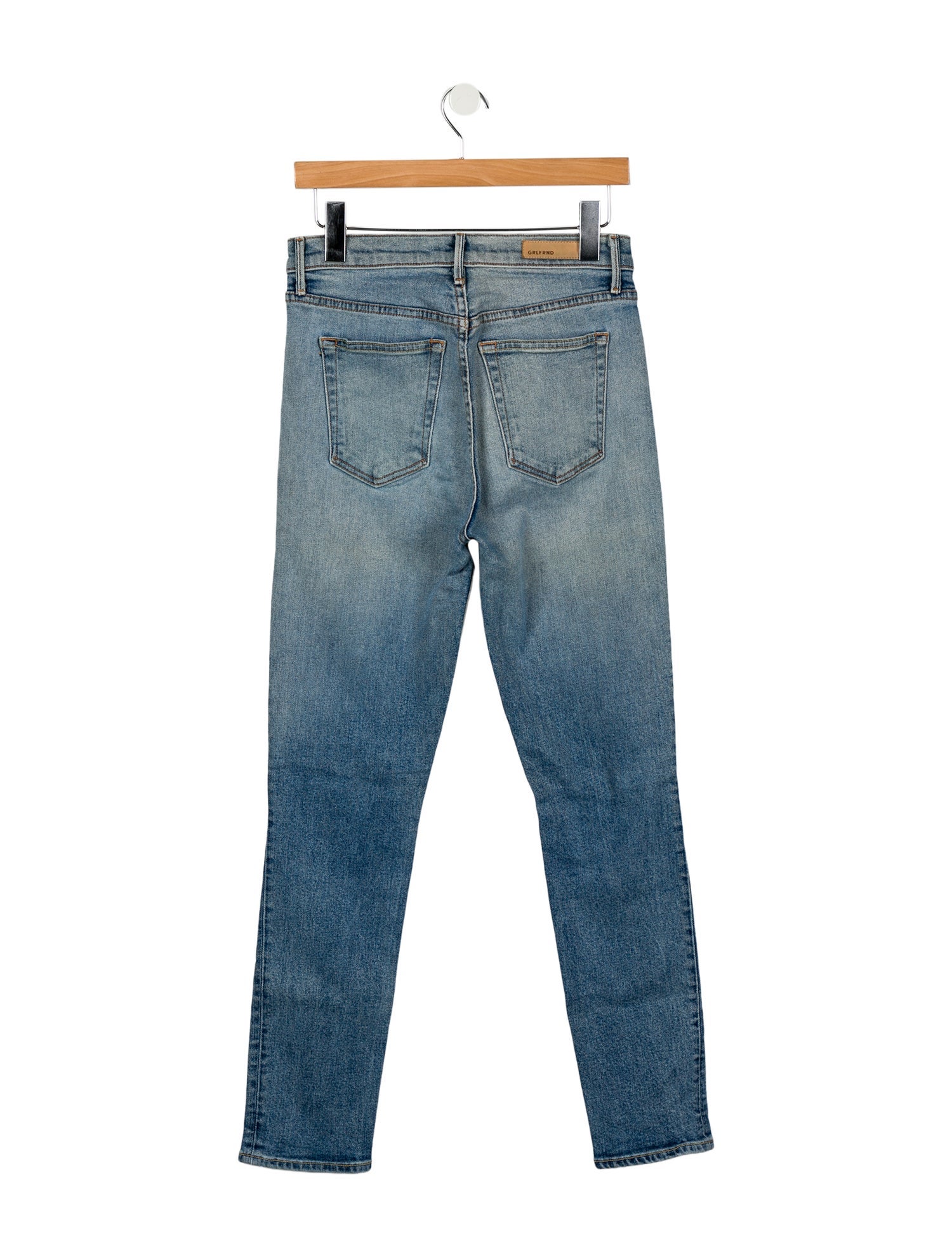 GRLFRND High-Rise Skinny Leg Jeans