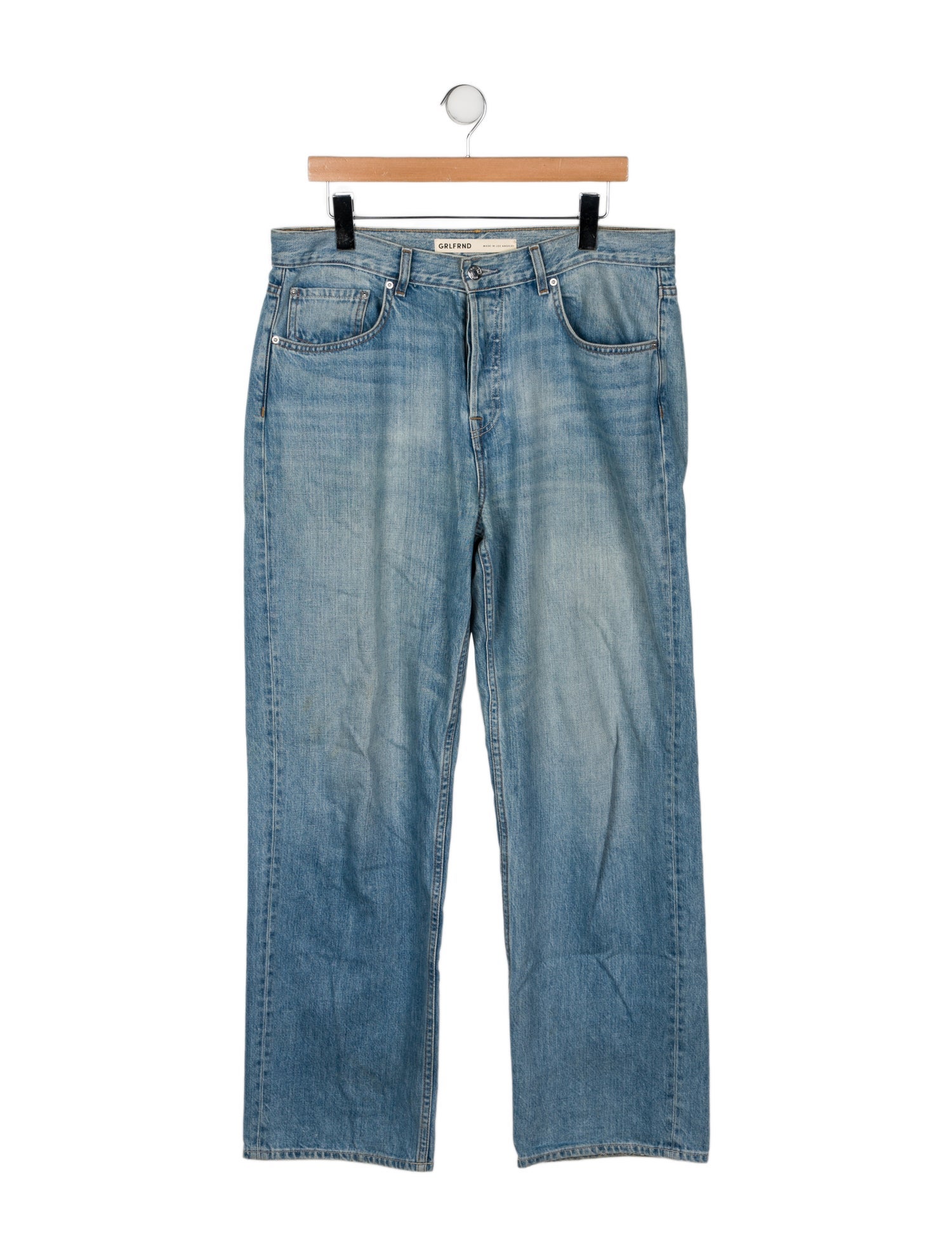GRLFRND High-Rise Wide Leg Jeans