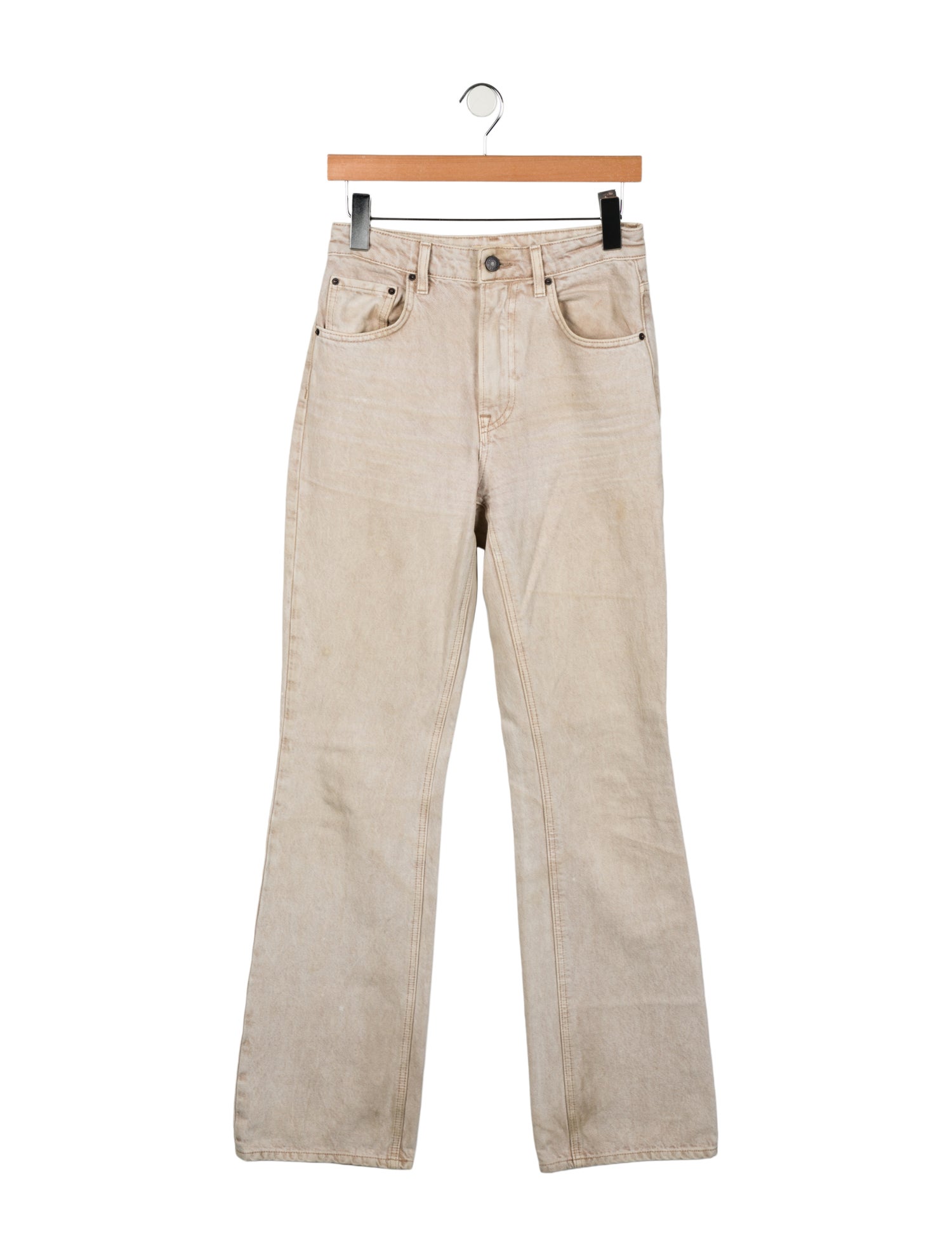 GRLFRND Mid-Rise Wide Leg Jeans