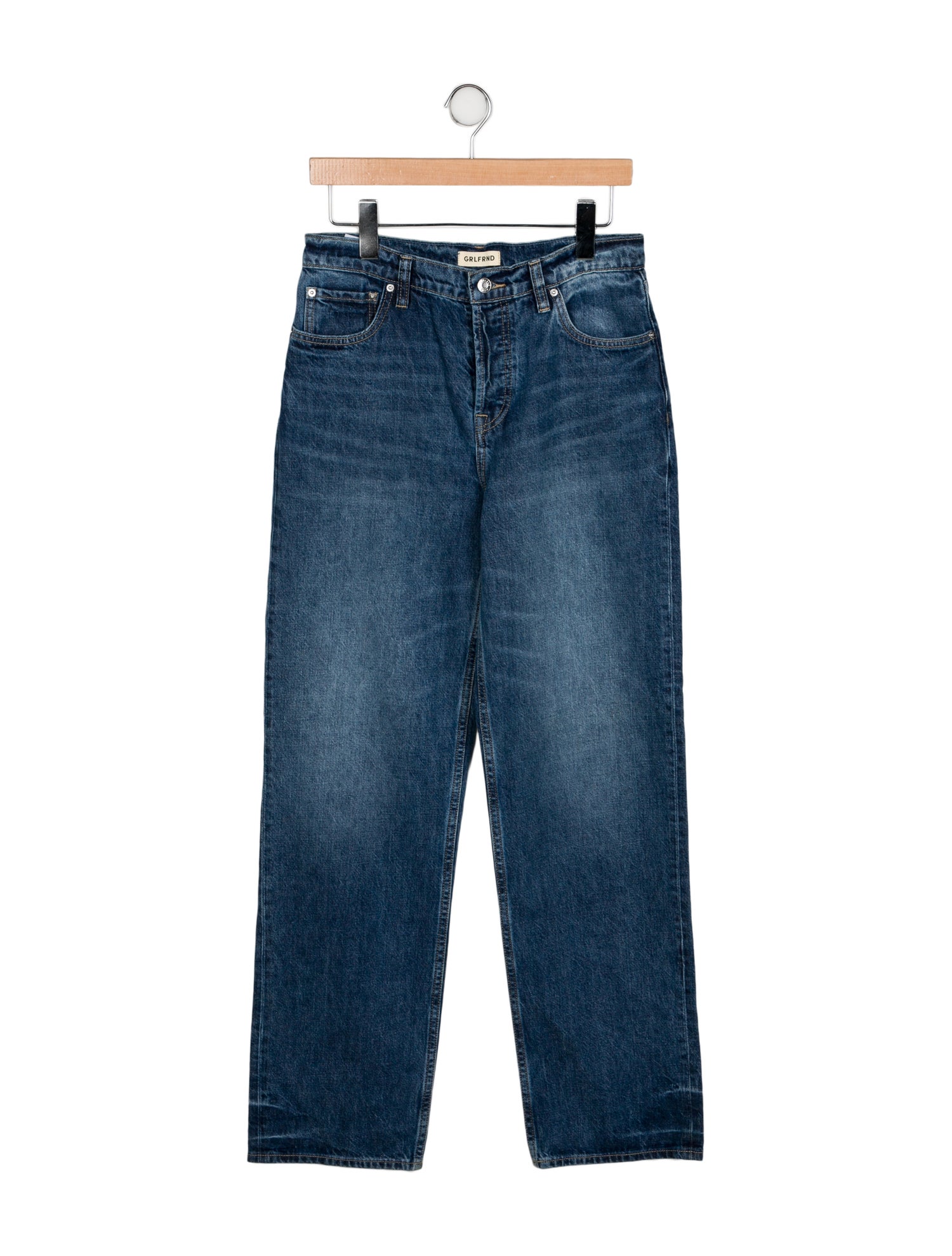 GRLFRND High-Rise Wide Leg Jeans