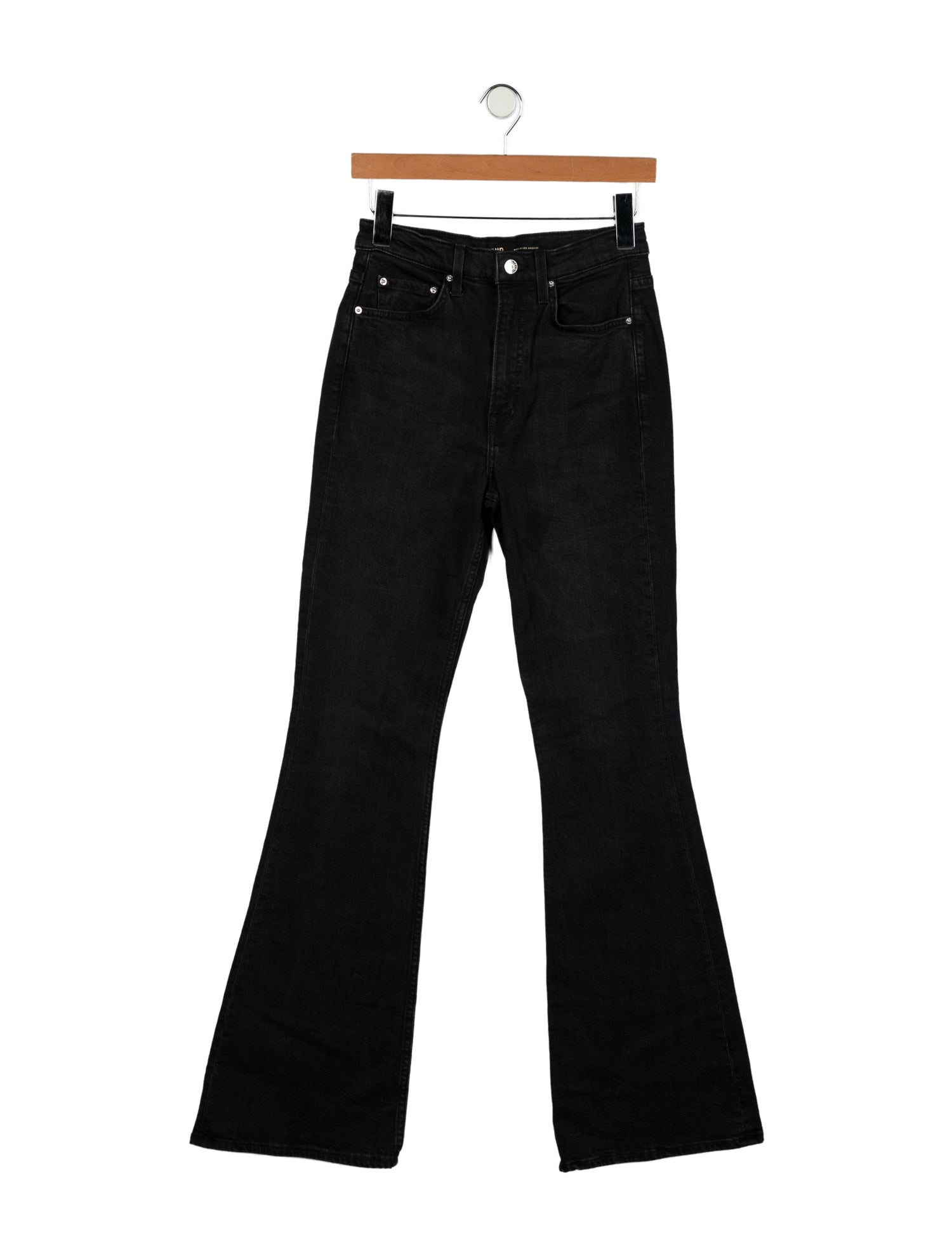 GRLFRND Mid-Rise Wide Leg Jeans