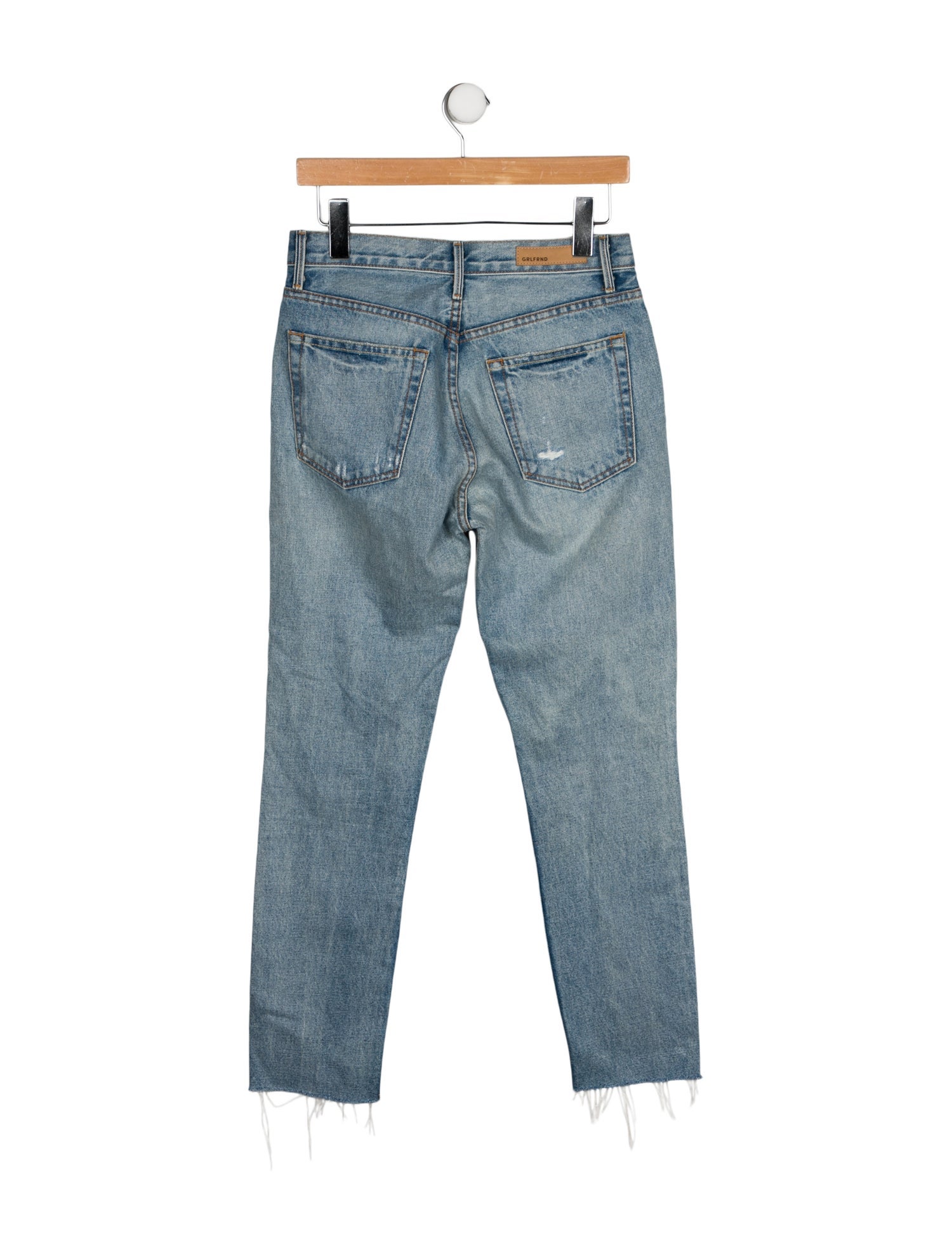 GRLFRND Mid-Rise Skinny Leg Jeans