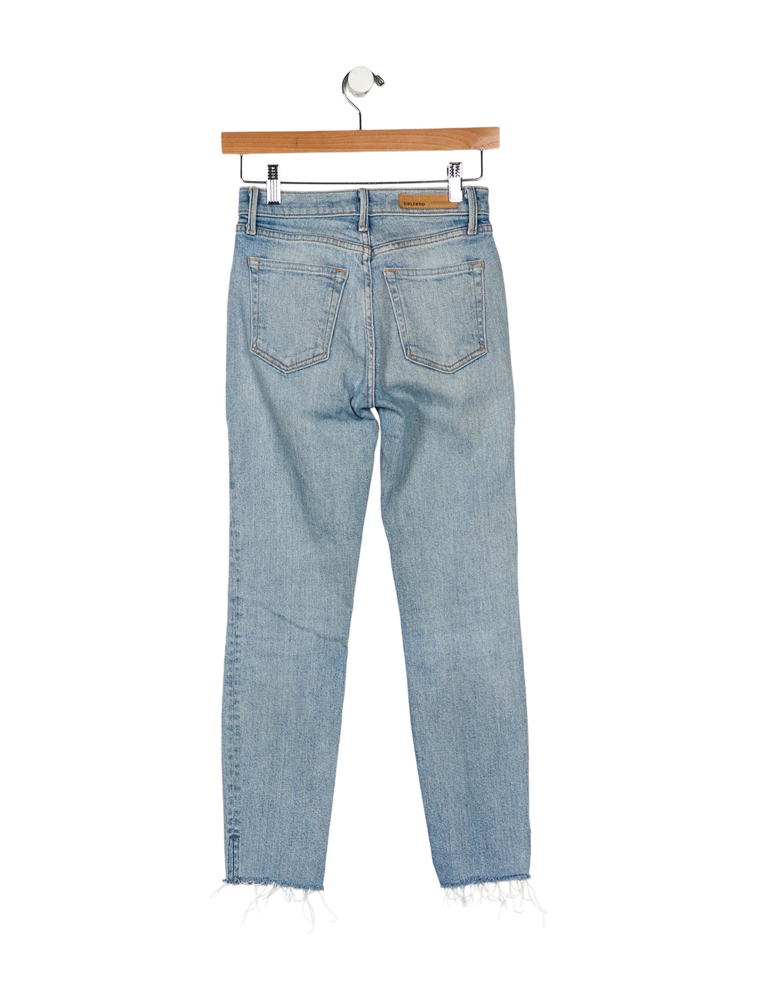 GRLFRND Mid-Rise Skinny Leg Jeans