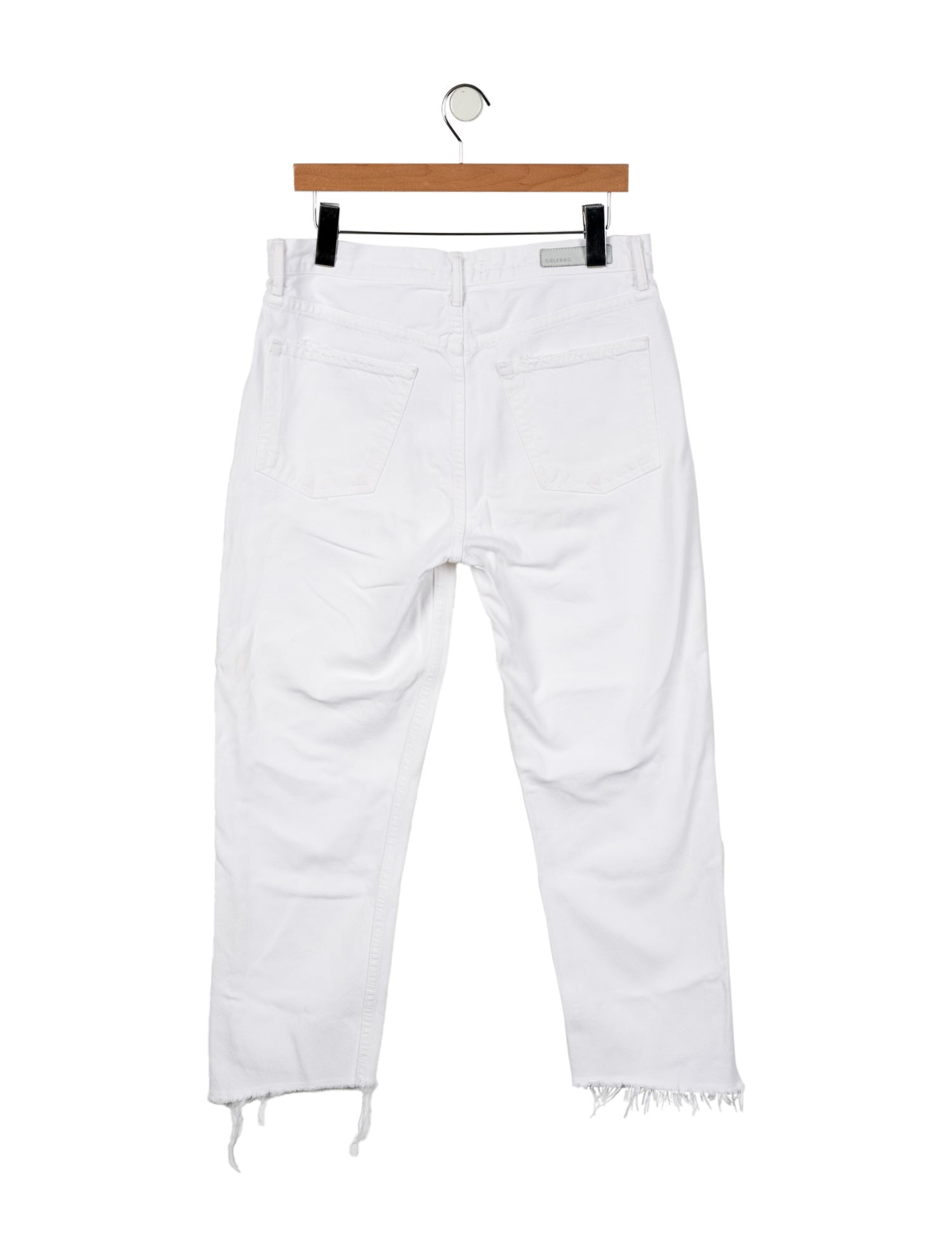 GRLFRND High-Rise Straight Leg Jeans