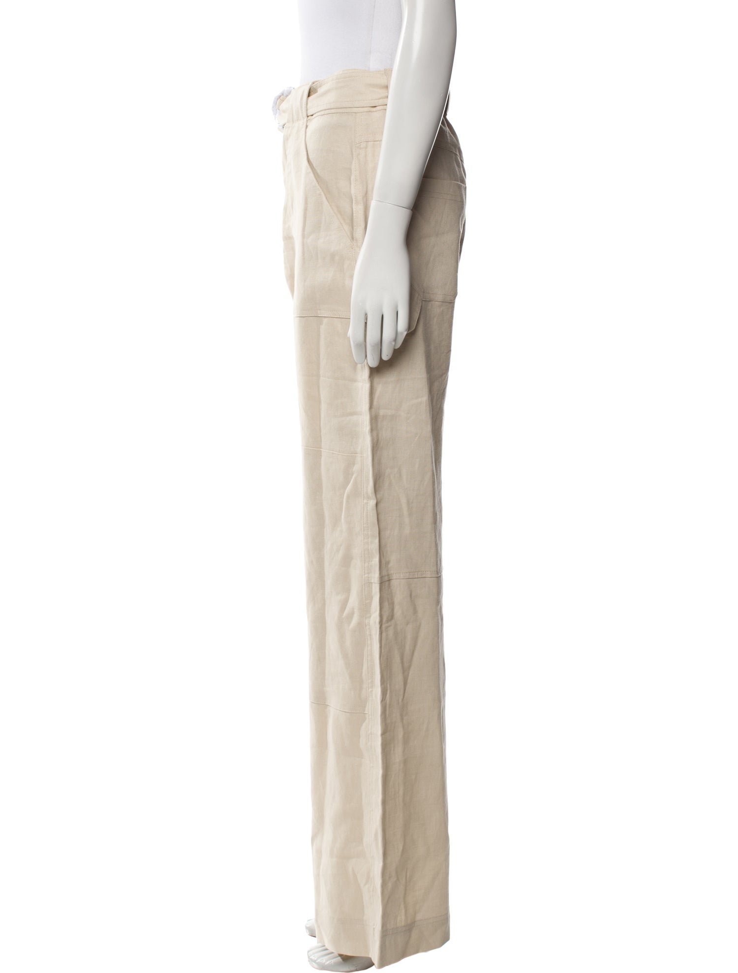 GRLFRND Linen Wide Leg Pants