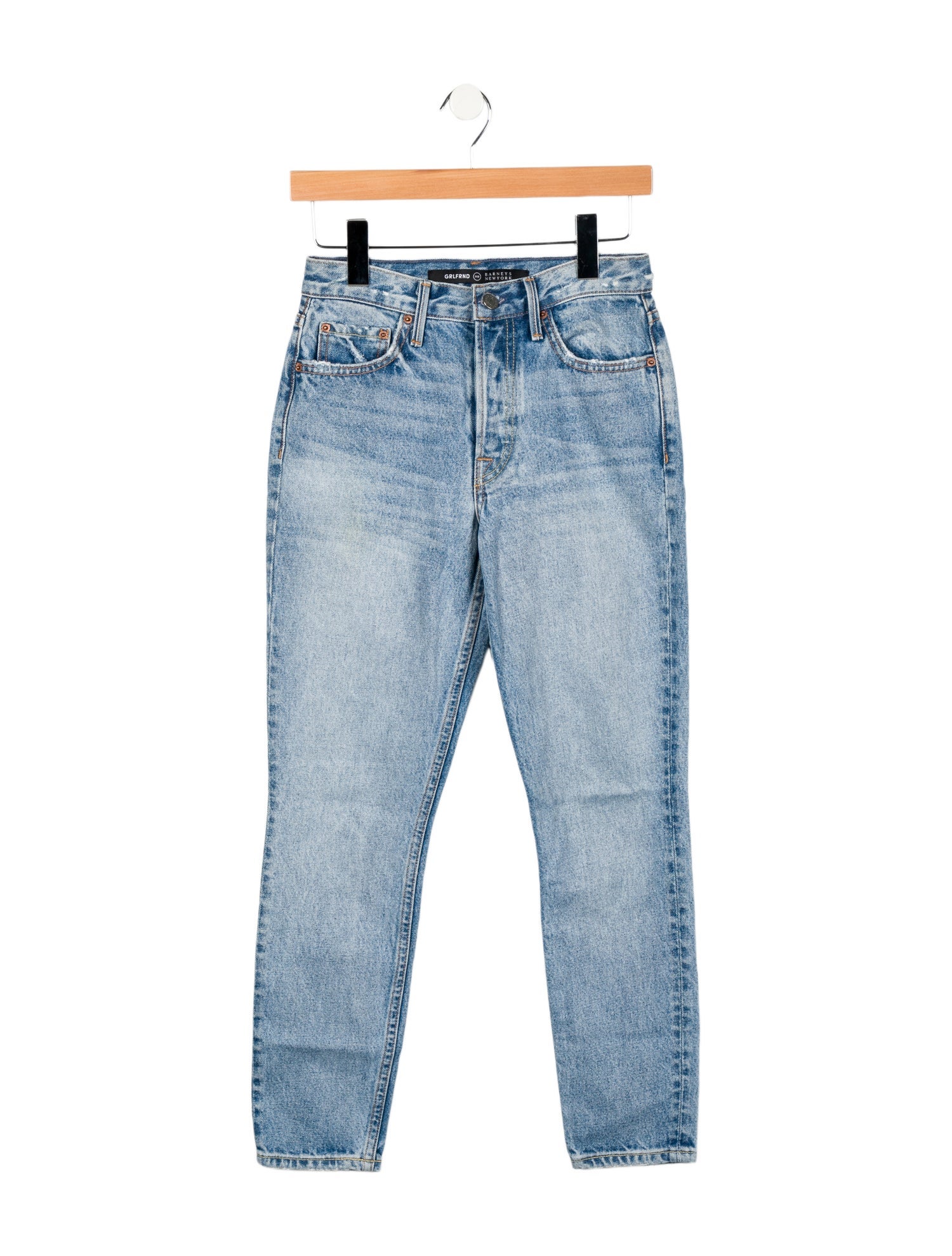 GRLFRND Mid-Rise Skinny Leg Jeans