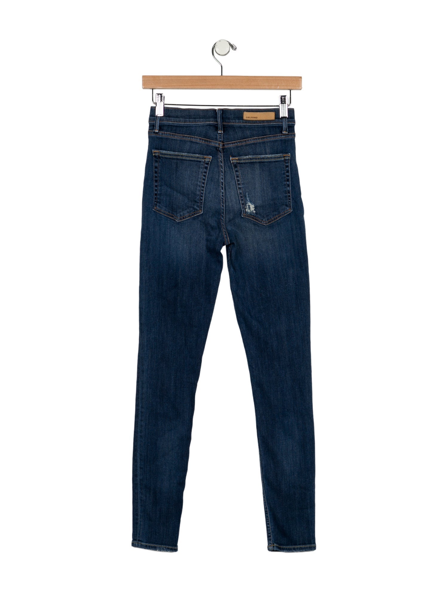 GRLFRND Mid-Rise Skinny Leg Jeans