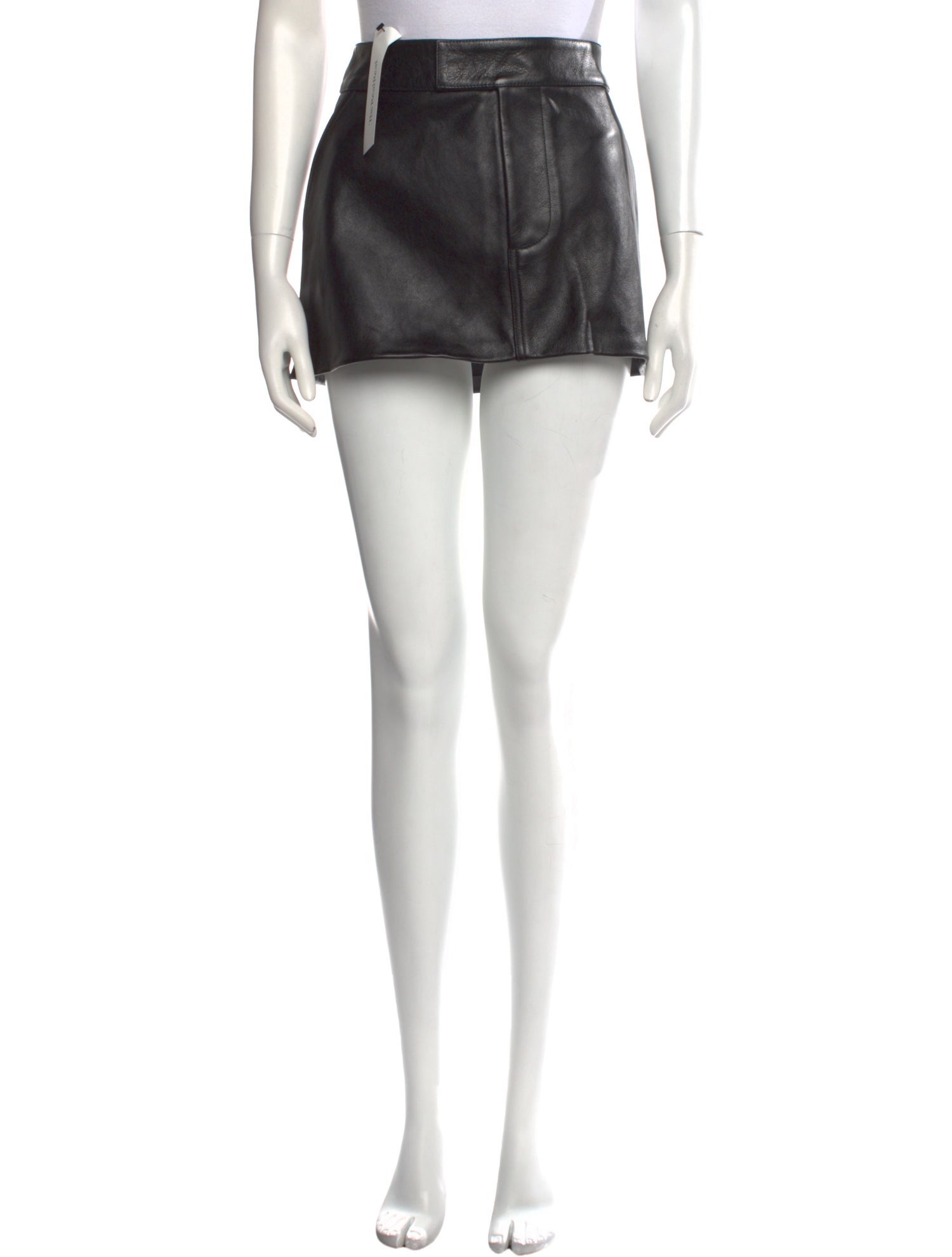 GRLFRND Leather Mini Skirt w/ Tags