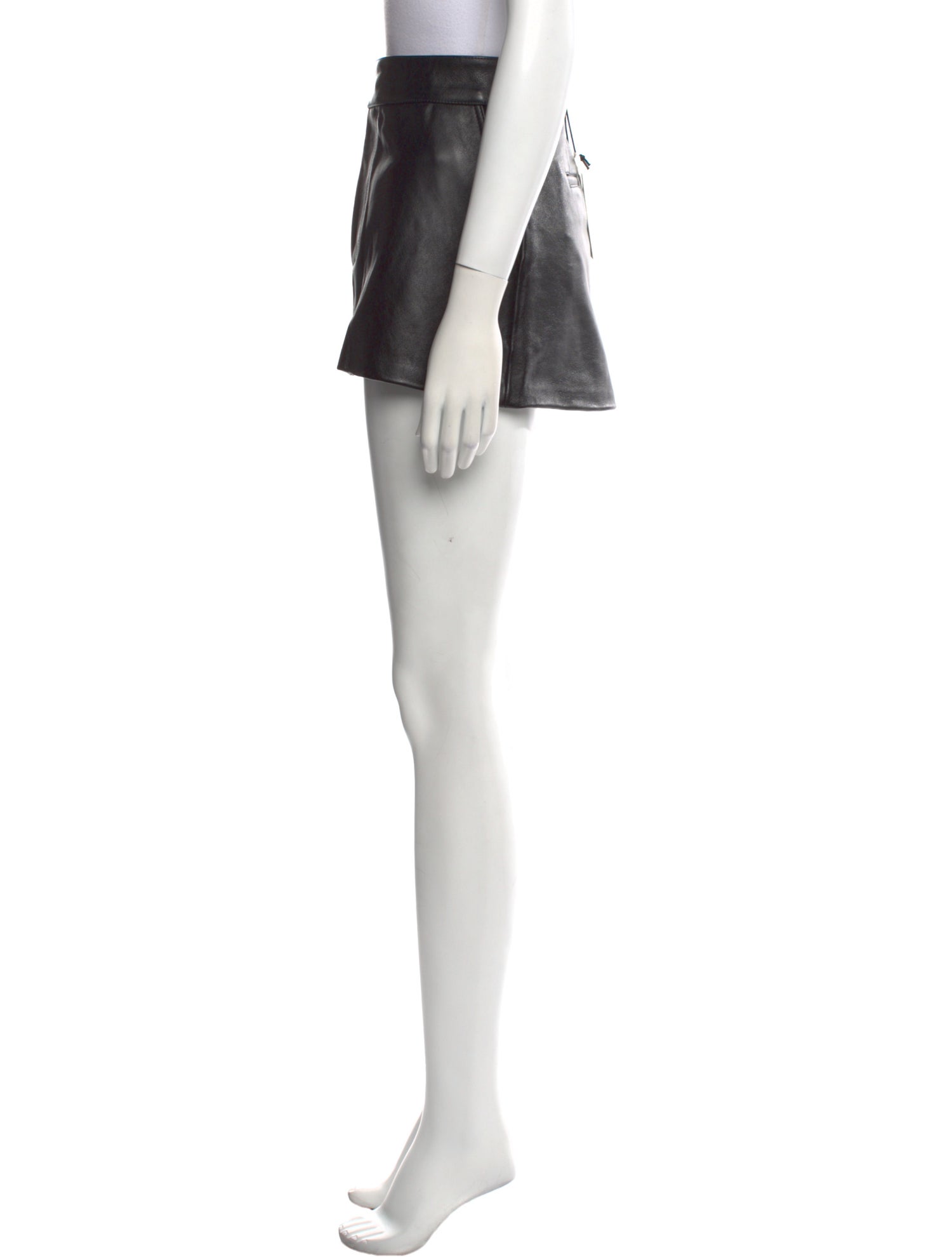 GRLFRND Leather Mini Skirt w/ Tags