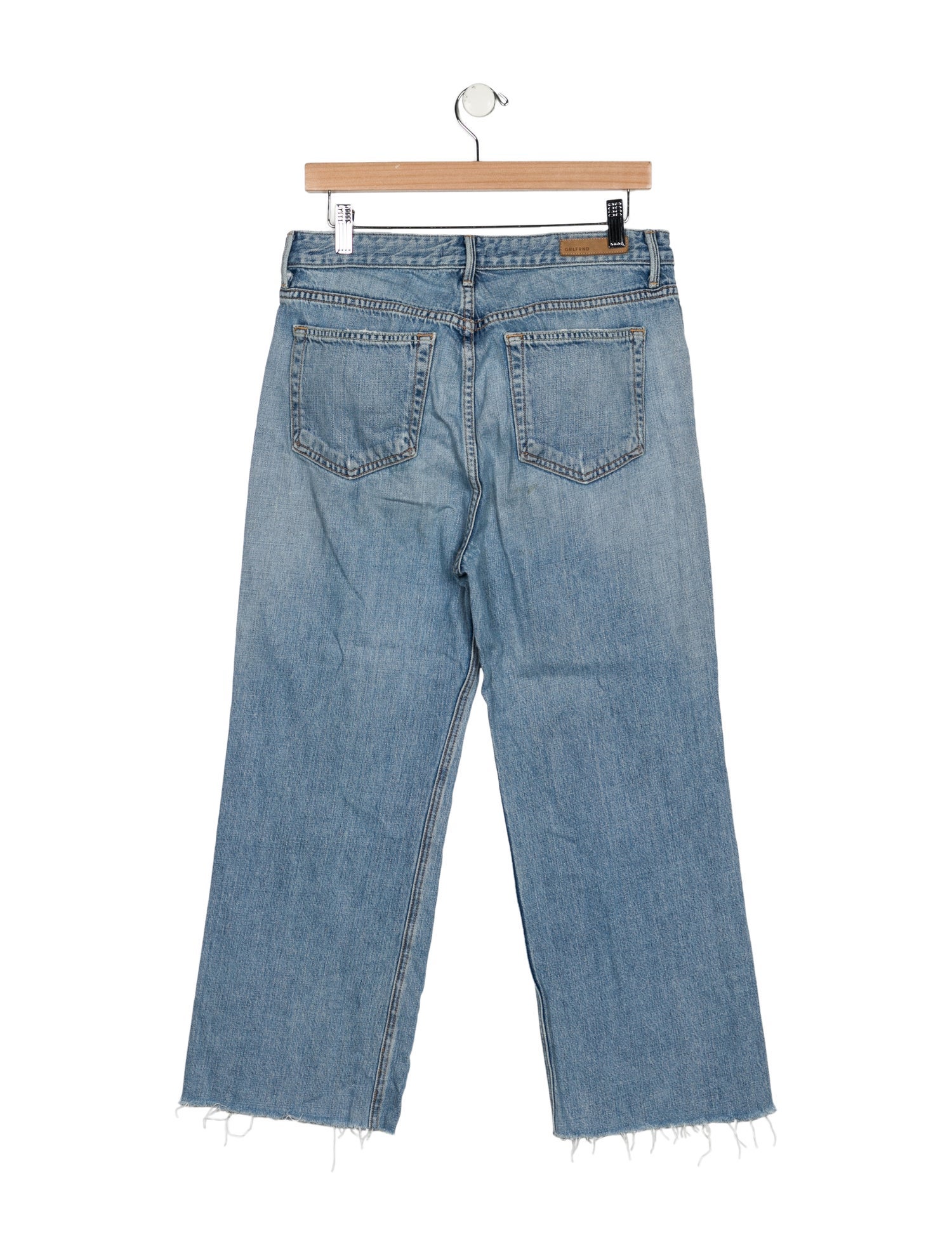 GRLFRND Mid-Rise Wide Leg Jeans