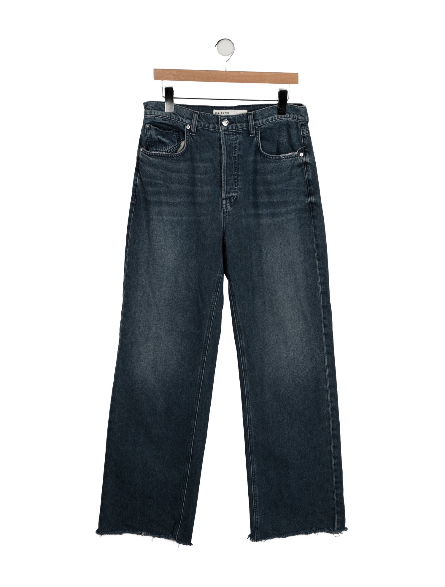 GRLFRND High-Rise Wide Leg Jeans
