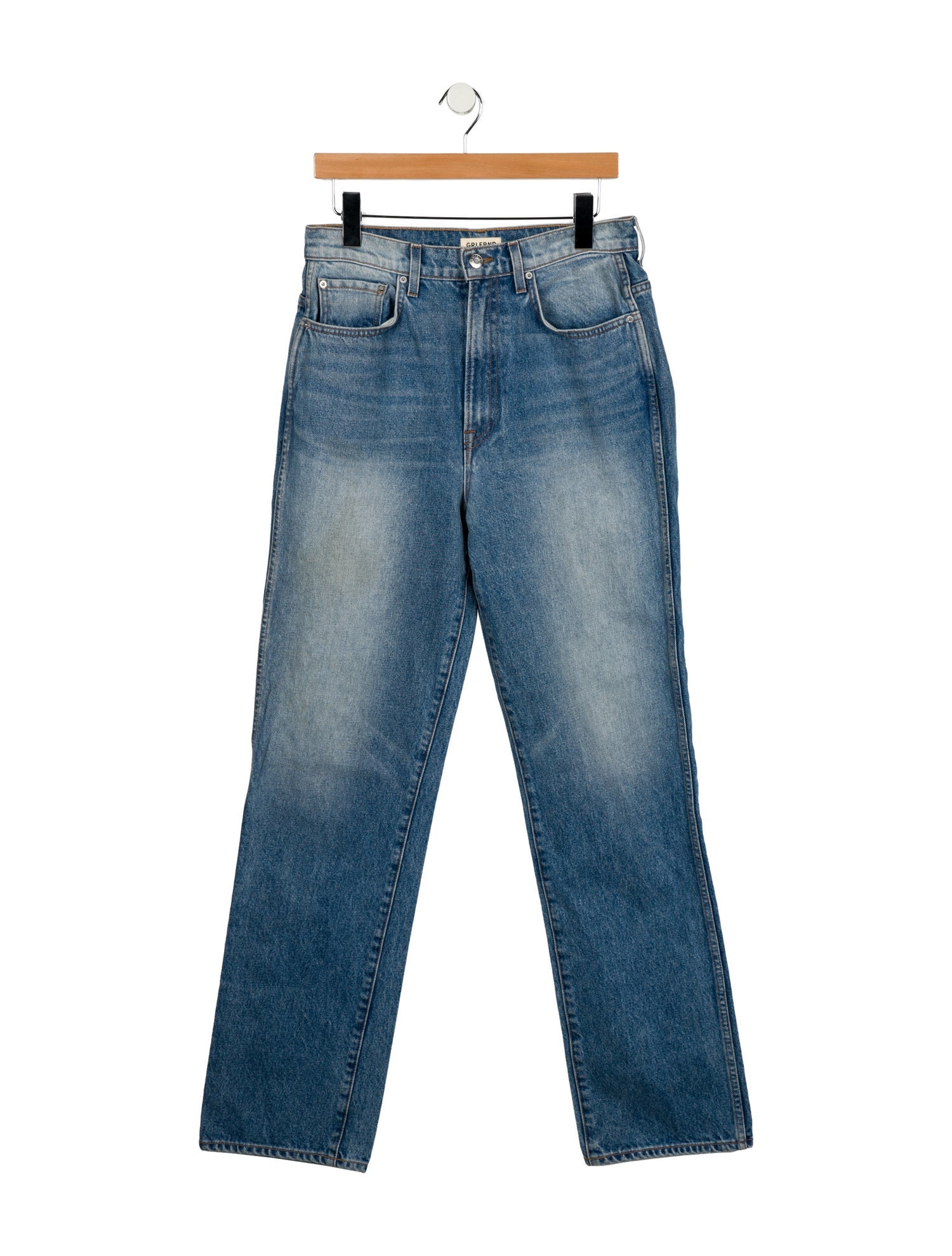 GRLFRND High-Rise Wide Leg Jeans