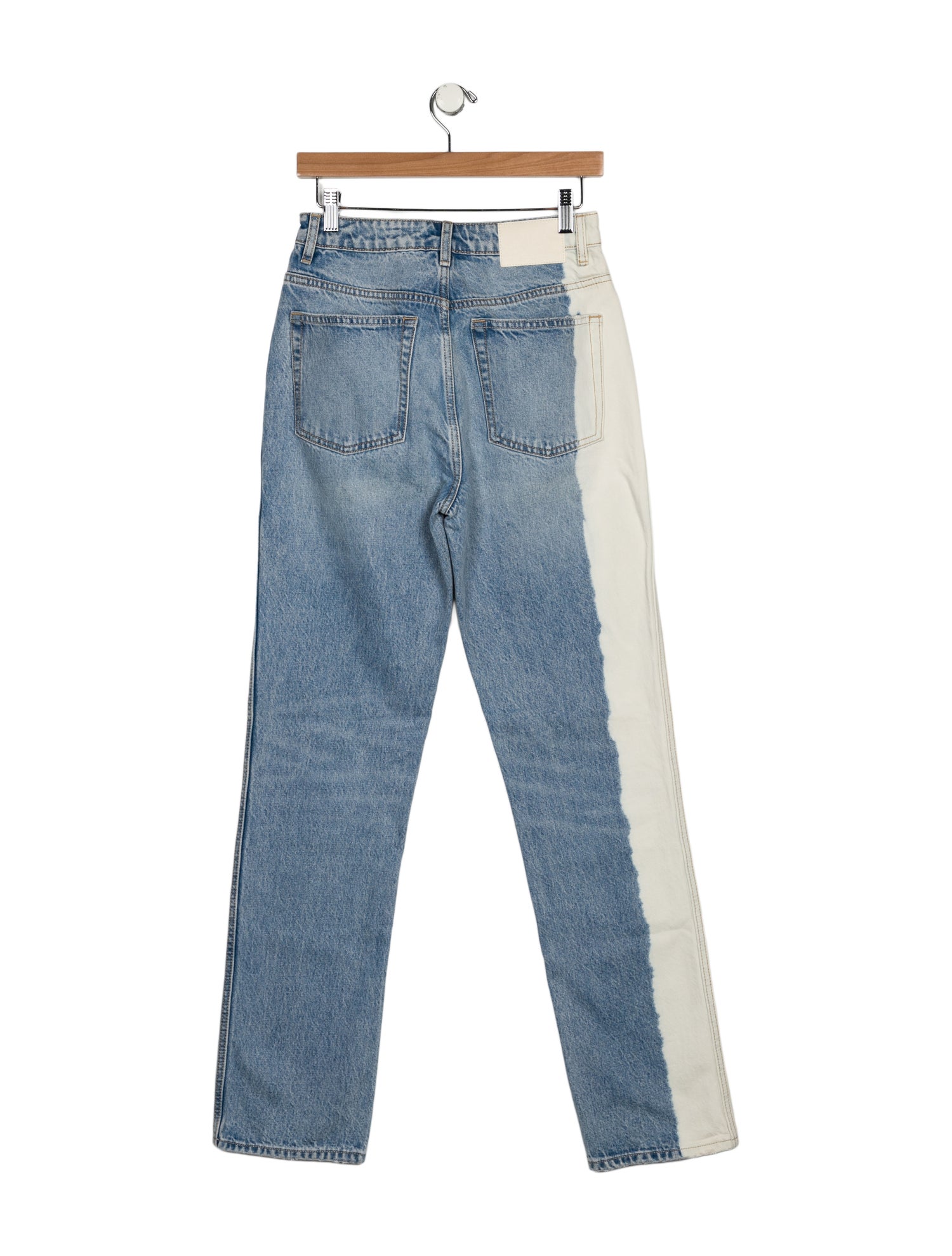 GRLFRND High-Rise Straight Leg Jeans