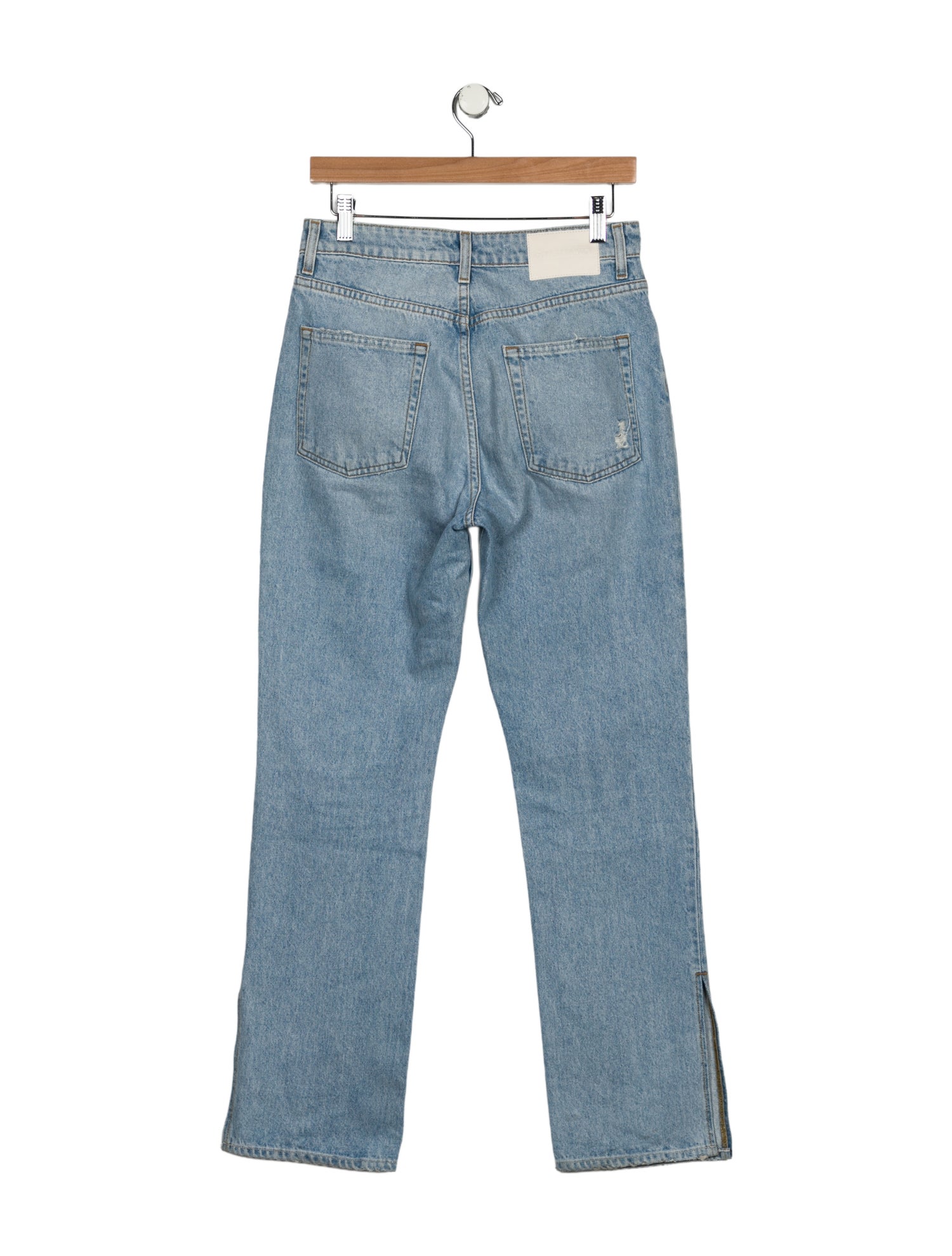 GRLFRND High-Rise Straight Leg Jeans