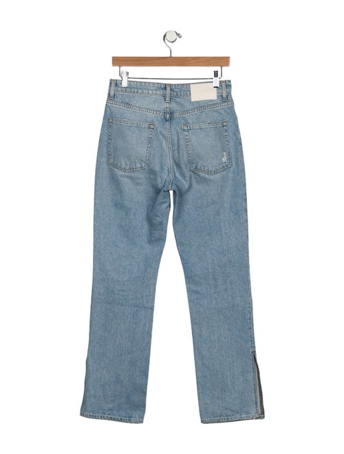 GRLFRND High-Rise Straight Leg Jeans