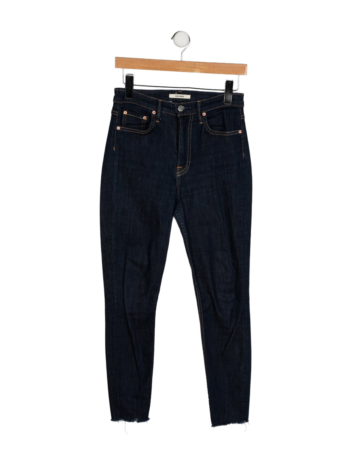 GRLFRND Mid-Rise Skinny Leg Jeans