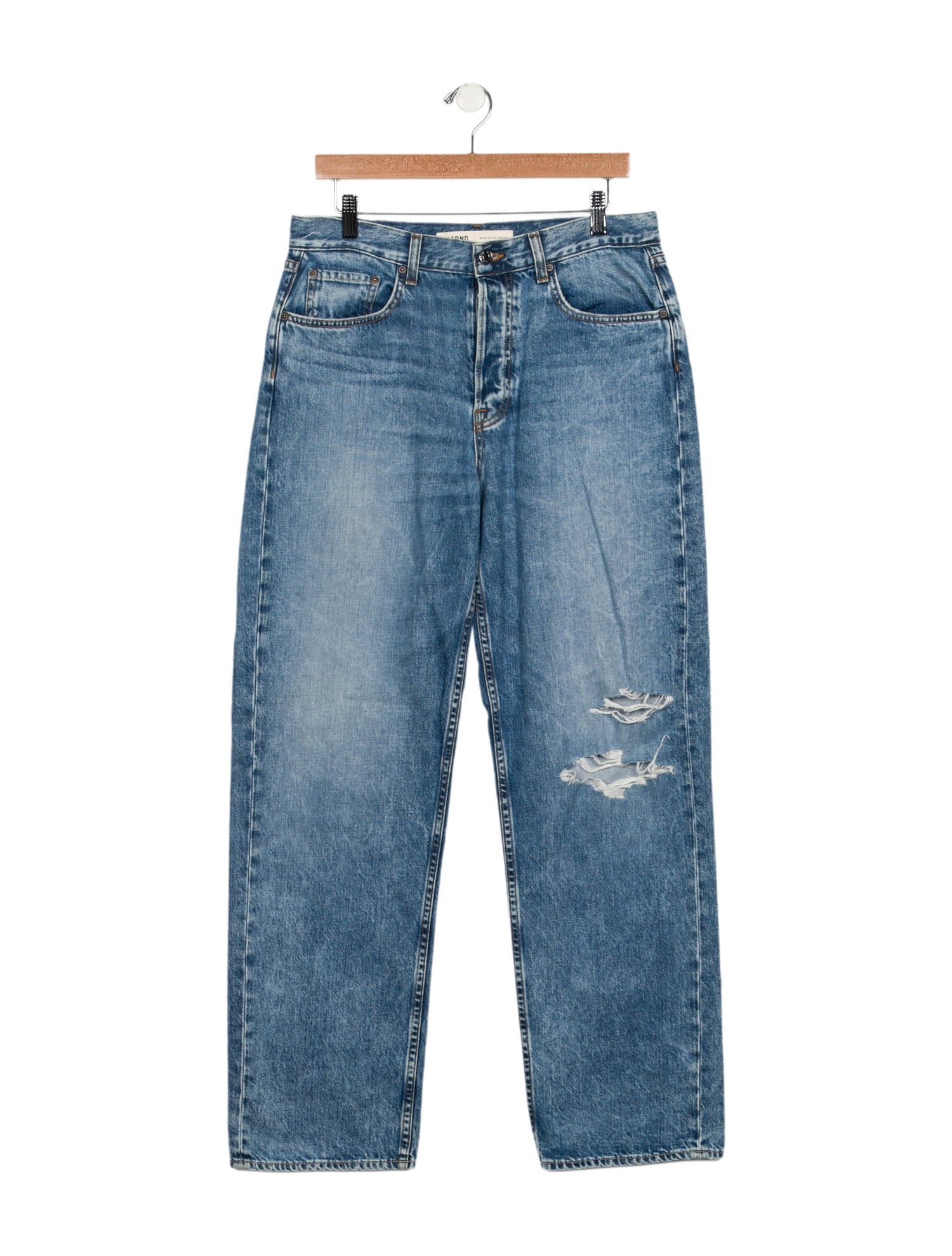 GRLFRND High-Rise Wide Leg Jeans