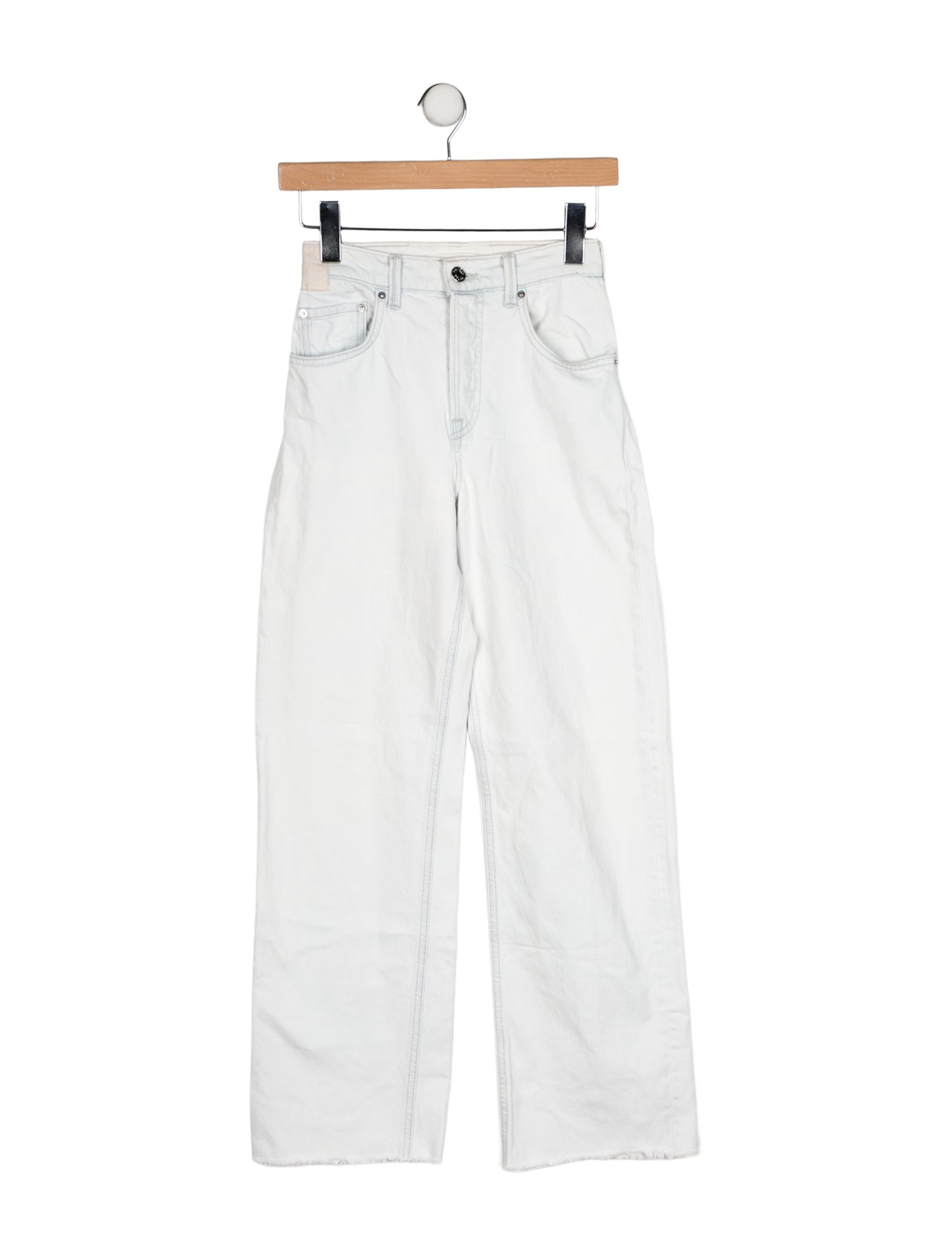 GRLFRND Mid-Rise Wide Leg Jeans