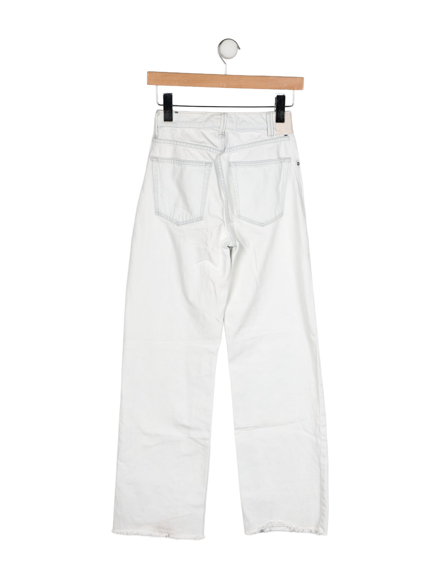 GRLFRND Mid-Rise Wide Leg Jeans