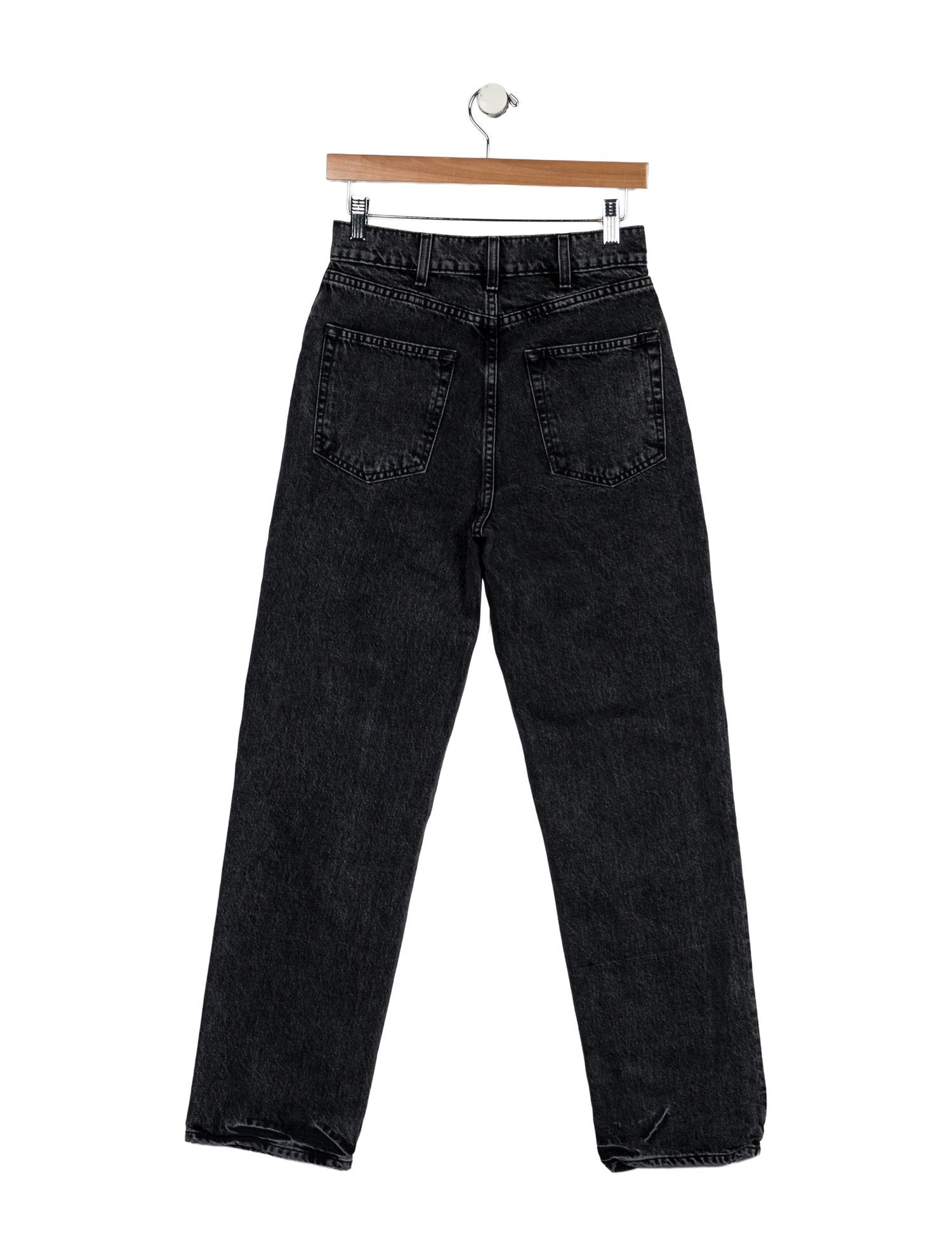 GRLFRND High-Rise Straight Leg Jeans