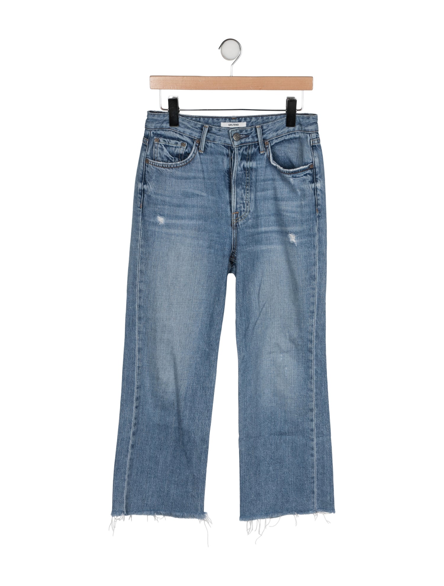 GRLFRND High-Rise Wide Leg Jeans
