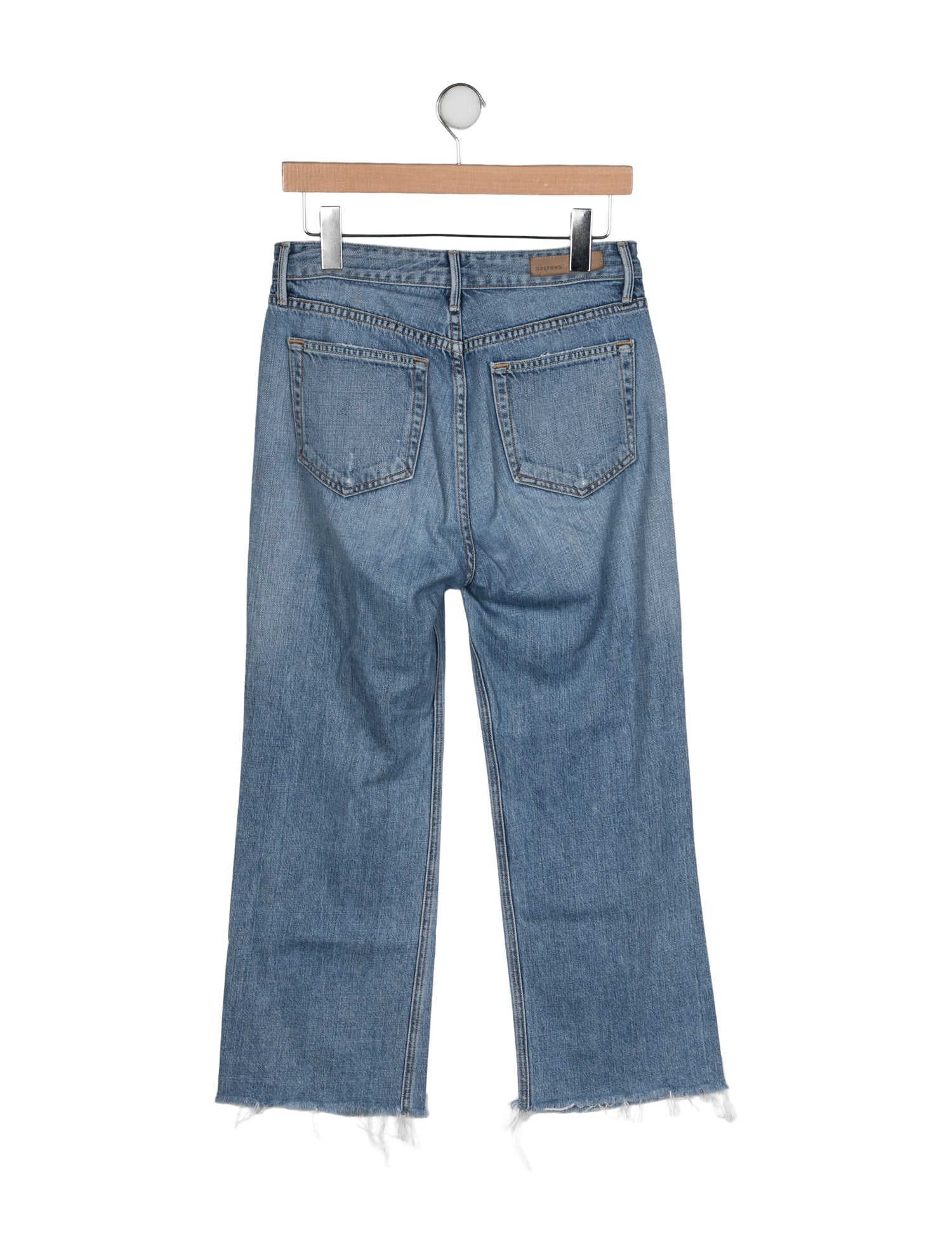 GRLFRND High-Rise Wide Leg Jeans