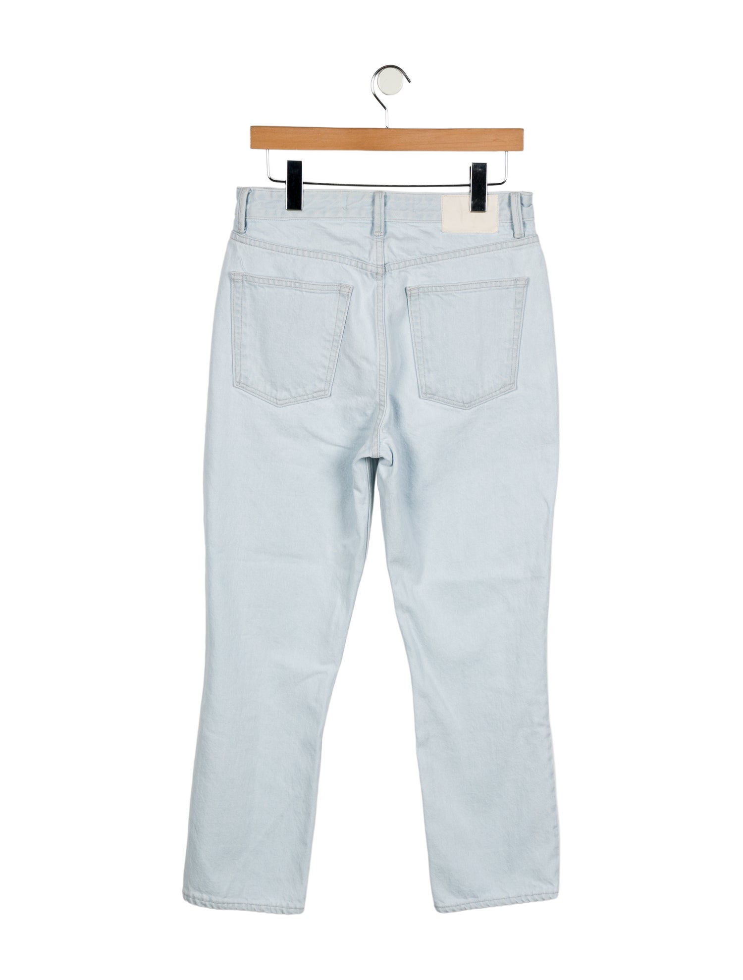 GRLFRND High-Rise Straight Leg Jeans