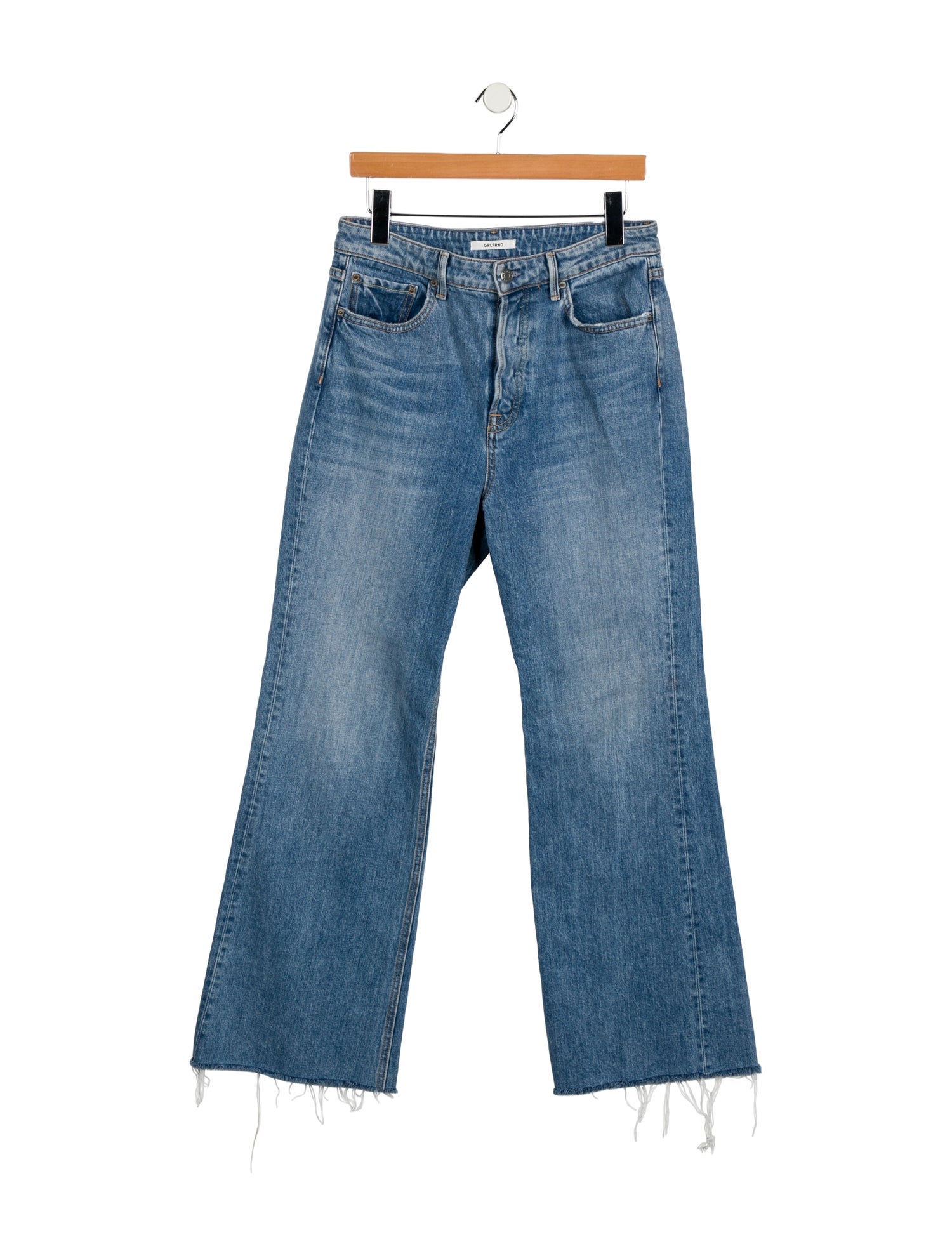GRLFRND High-Rise Wide Leg Jeans