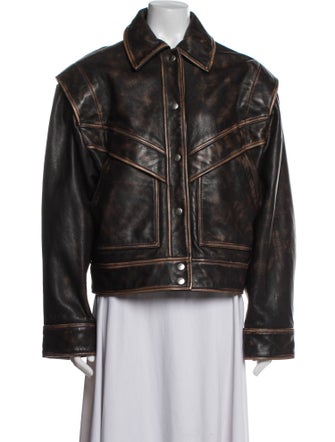 GRLFRND Leather Biker Jacket