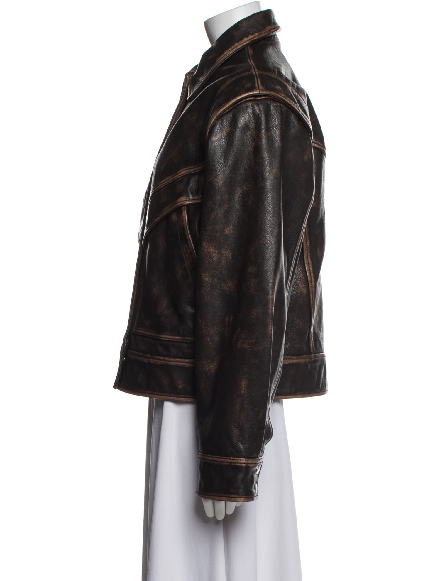 GRLFRND Leather Biker Jacket