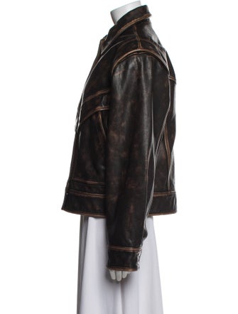 GRLFRND Leather Biker Jacket