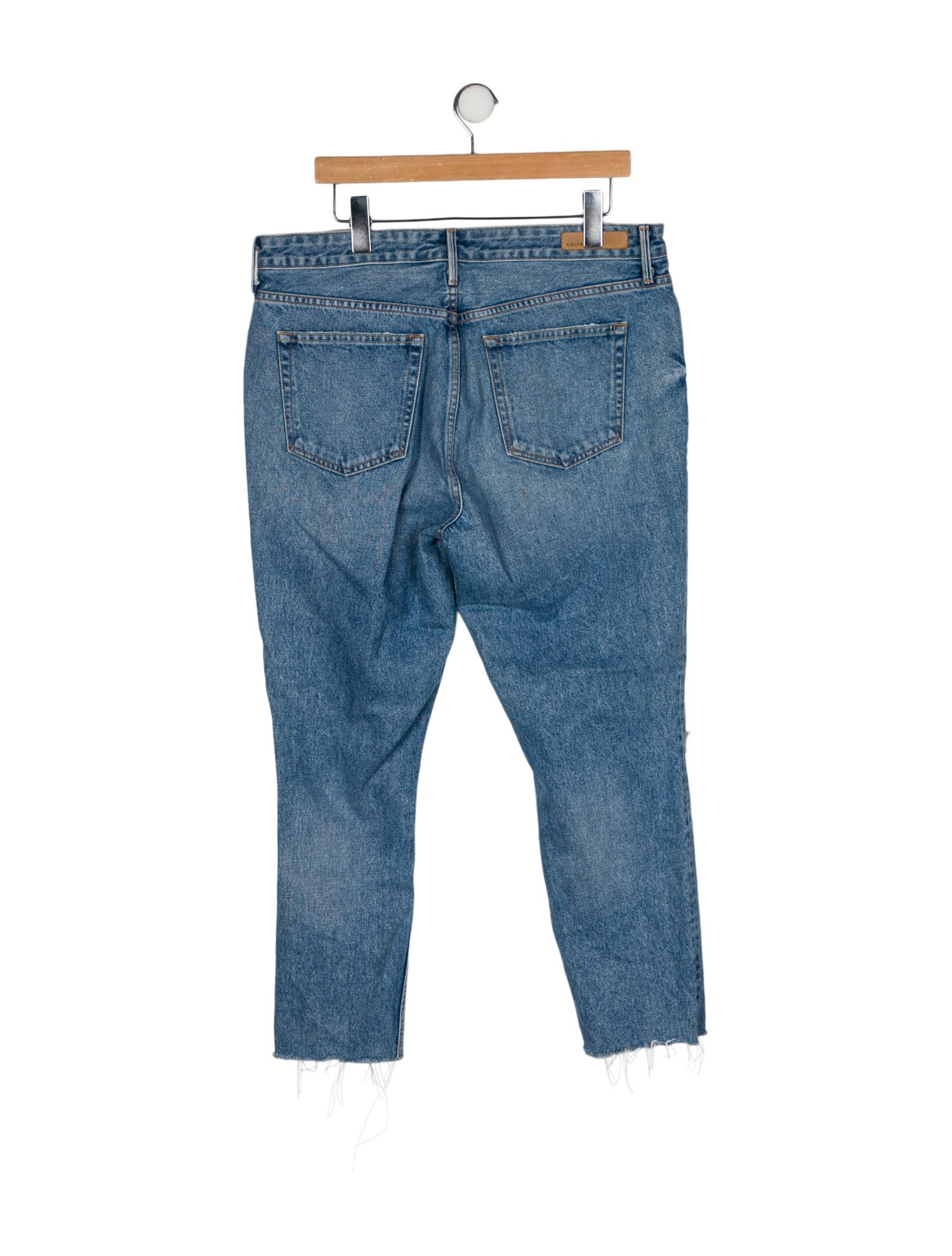 GRLFRND High-Rise Straight Leg Jeans