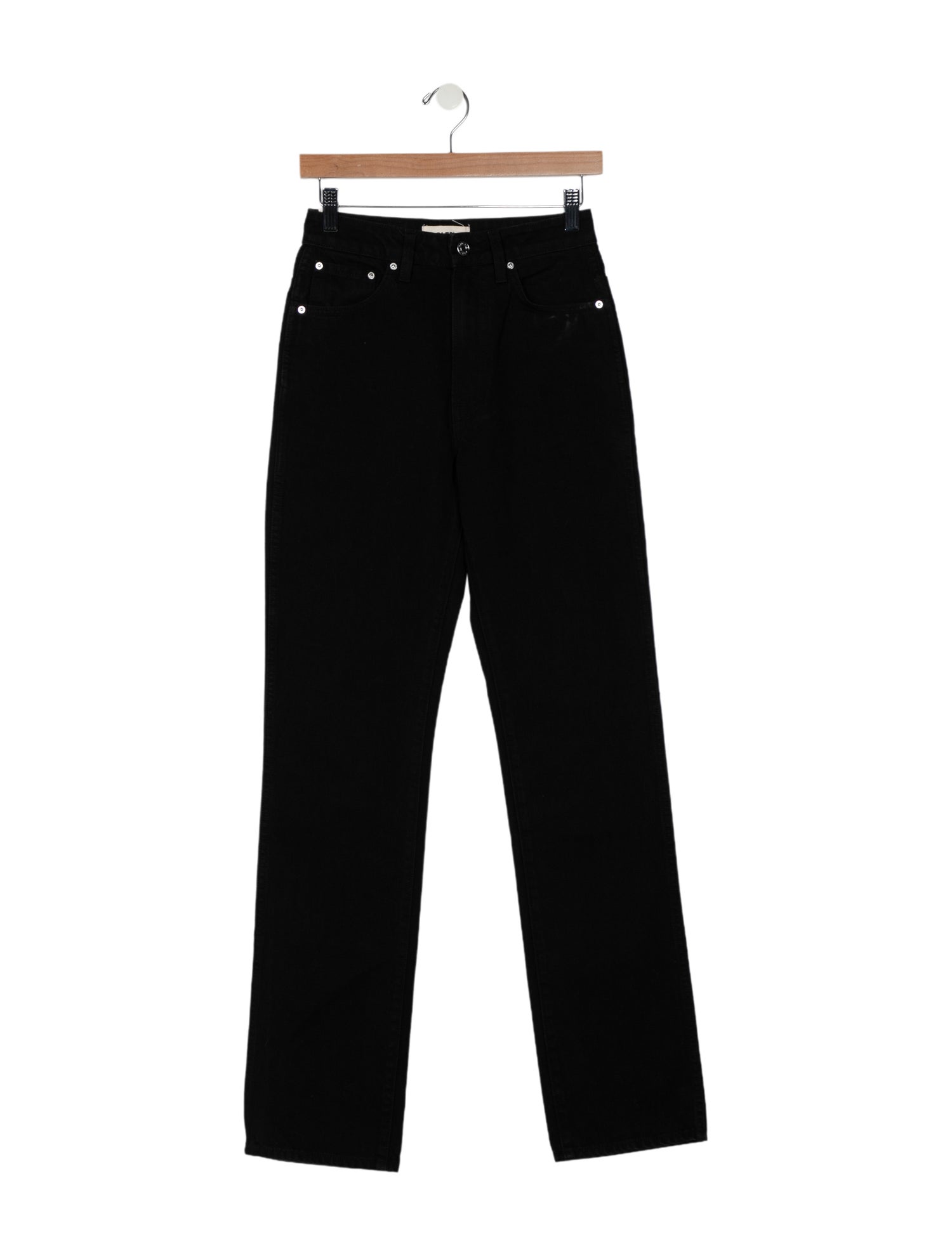GRLFRND High-Rise Straight Leg Jeans
